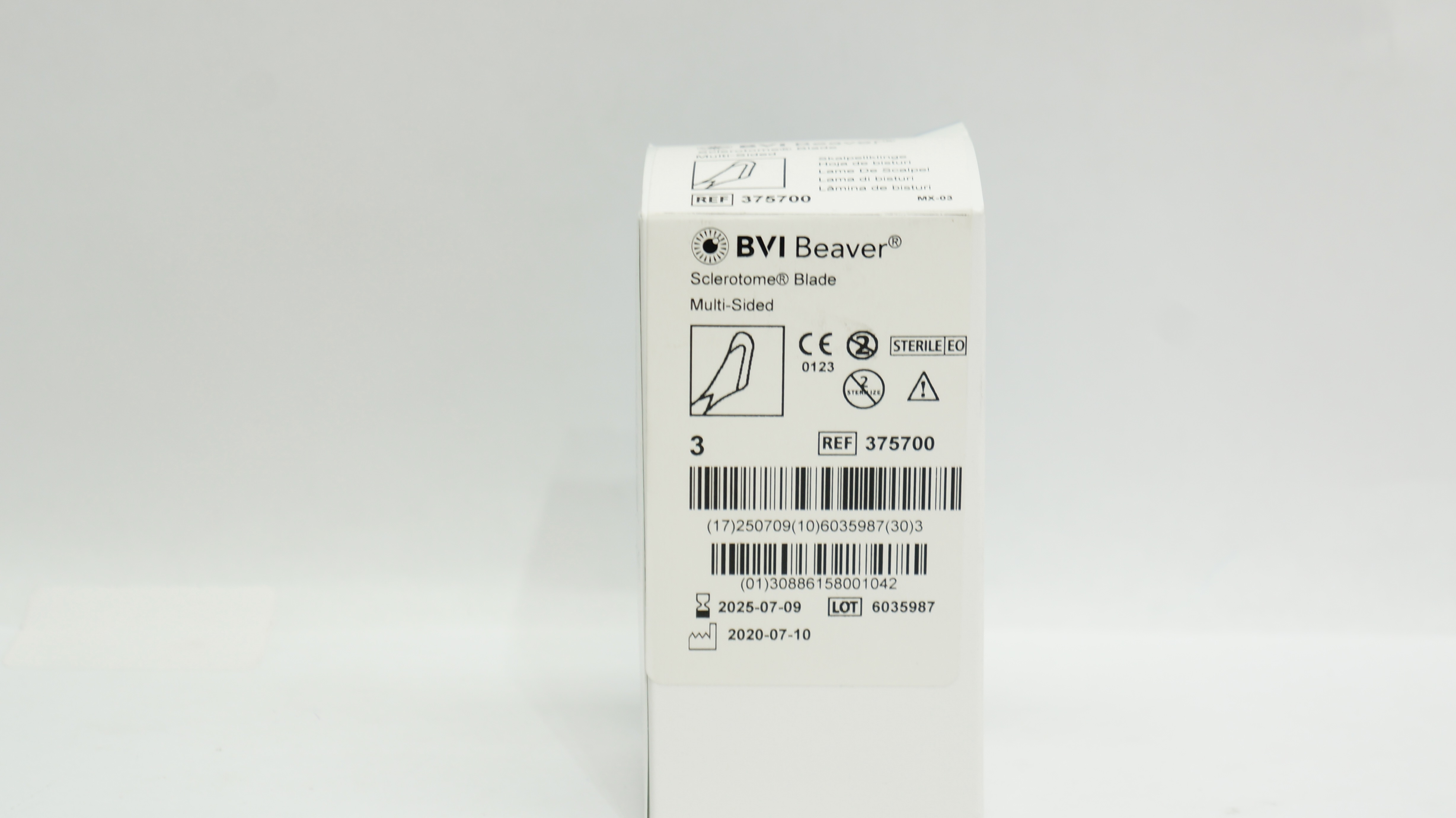 Bvi Beaver 375700 Sclerotome Blade Multi-Sided - Box of 3