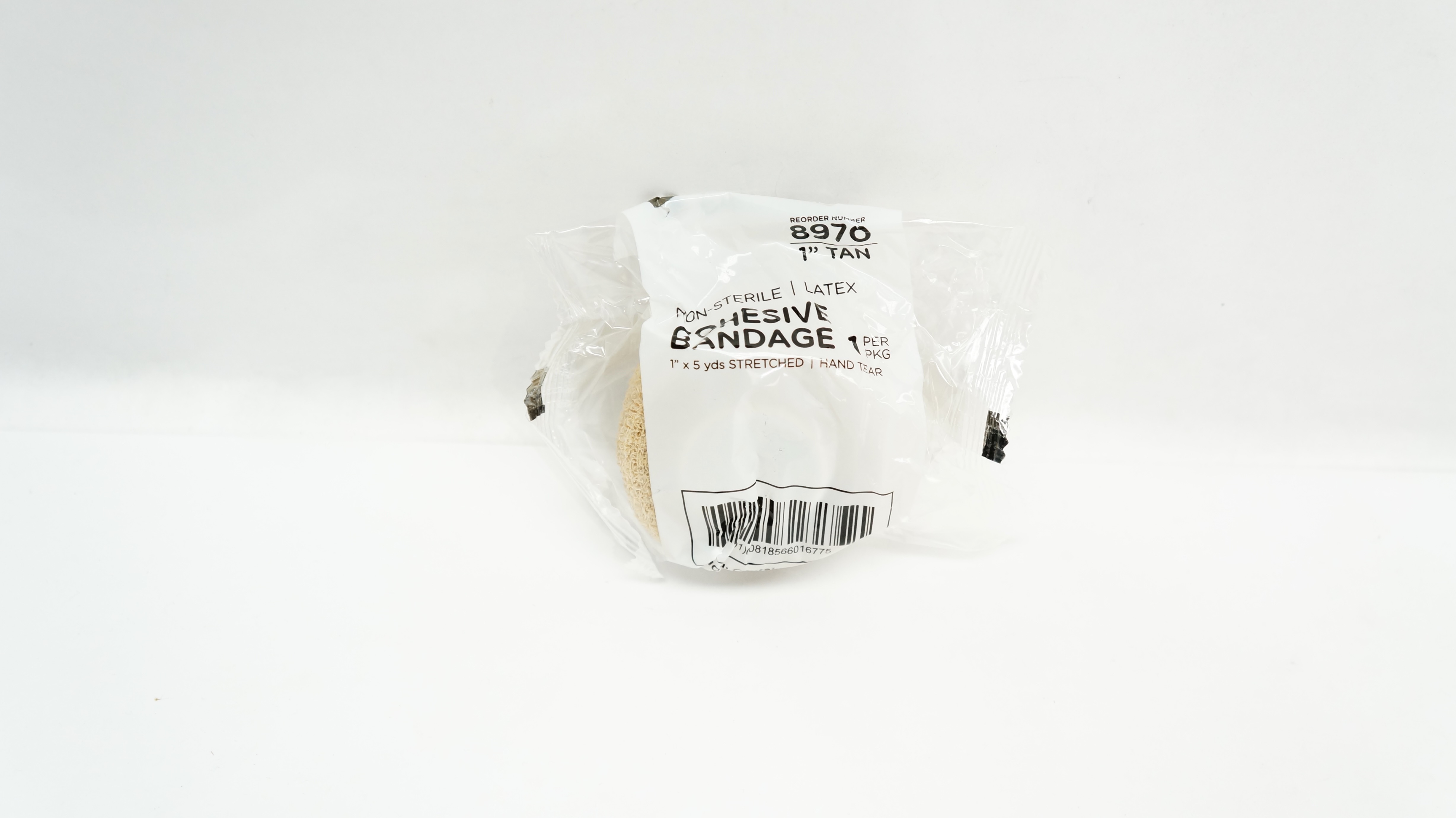 S2S Global  8970 PremierPro Cohesive Bandage, Tan, 1inch x 5yds Stretched