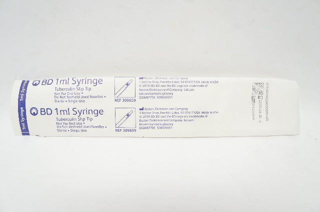 BD 309659 1ml TB Syringe Slip Tip