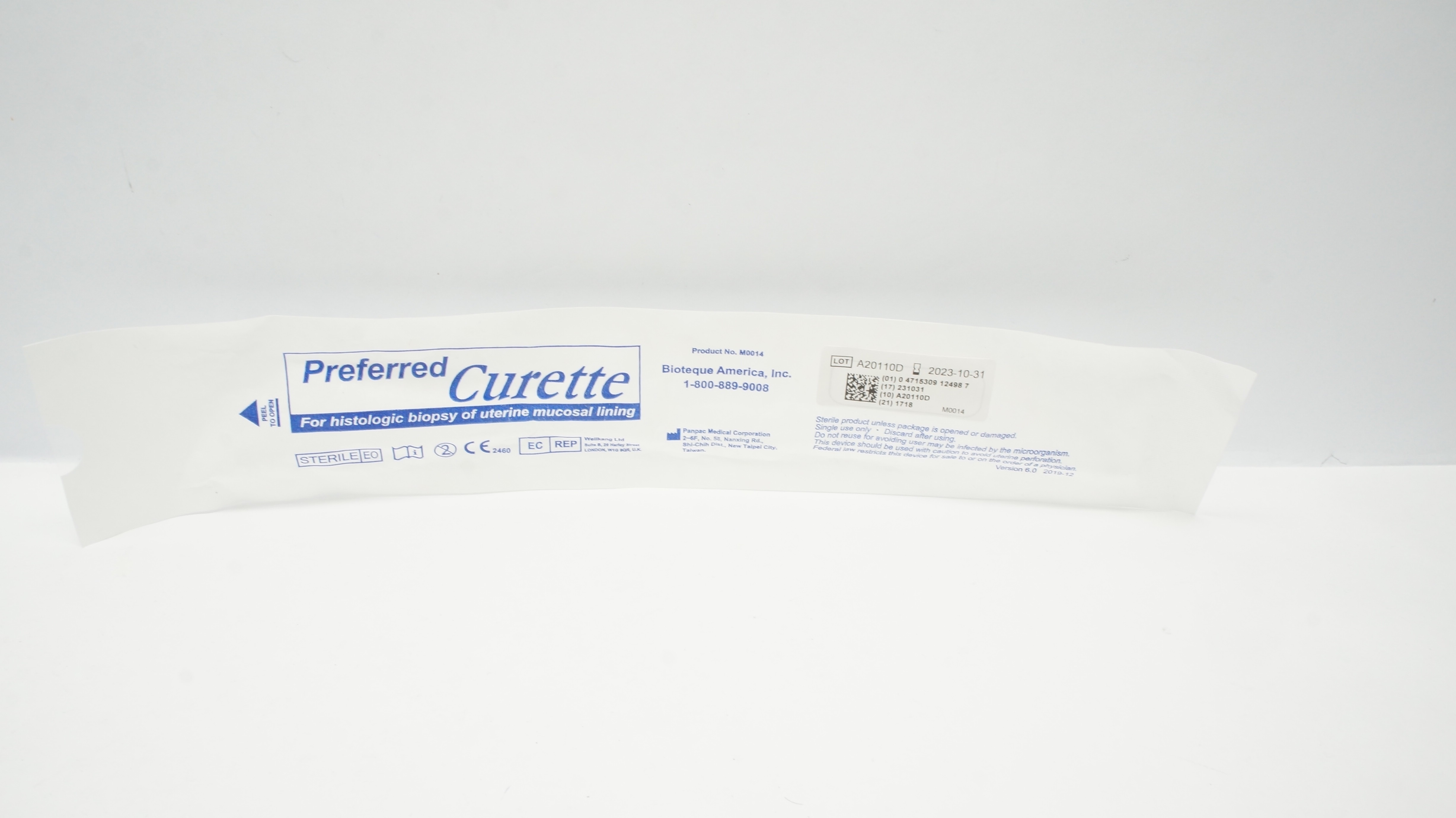Panpac Medical M0014 Preferred Curette (x)
