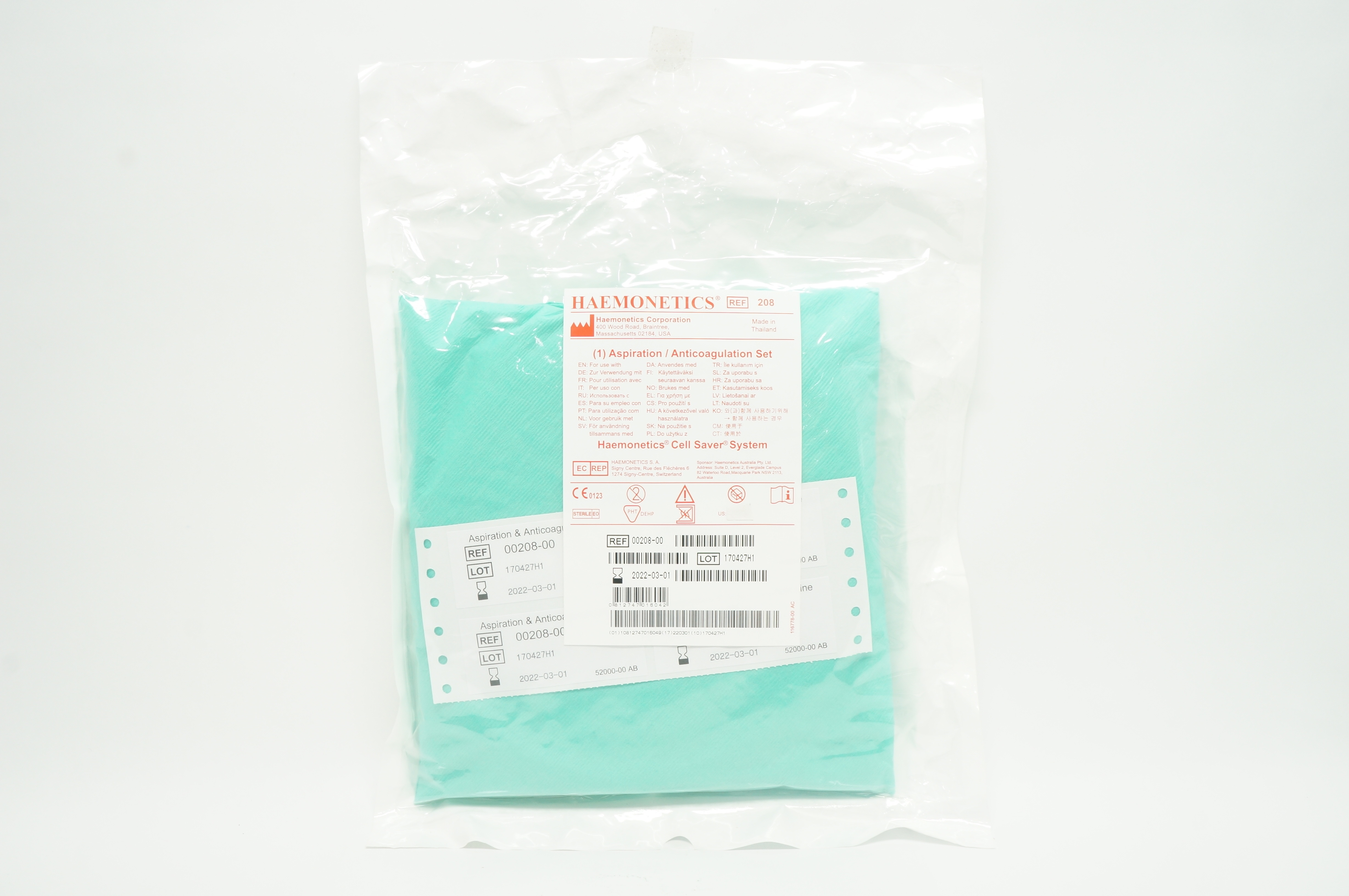 0020800 Aspiration/Anticoagulation Set