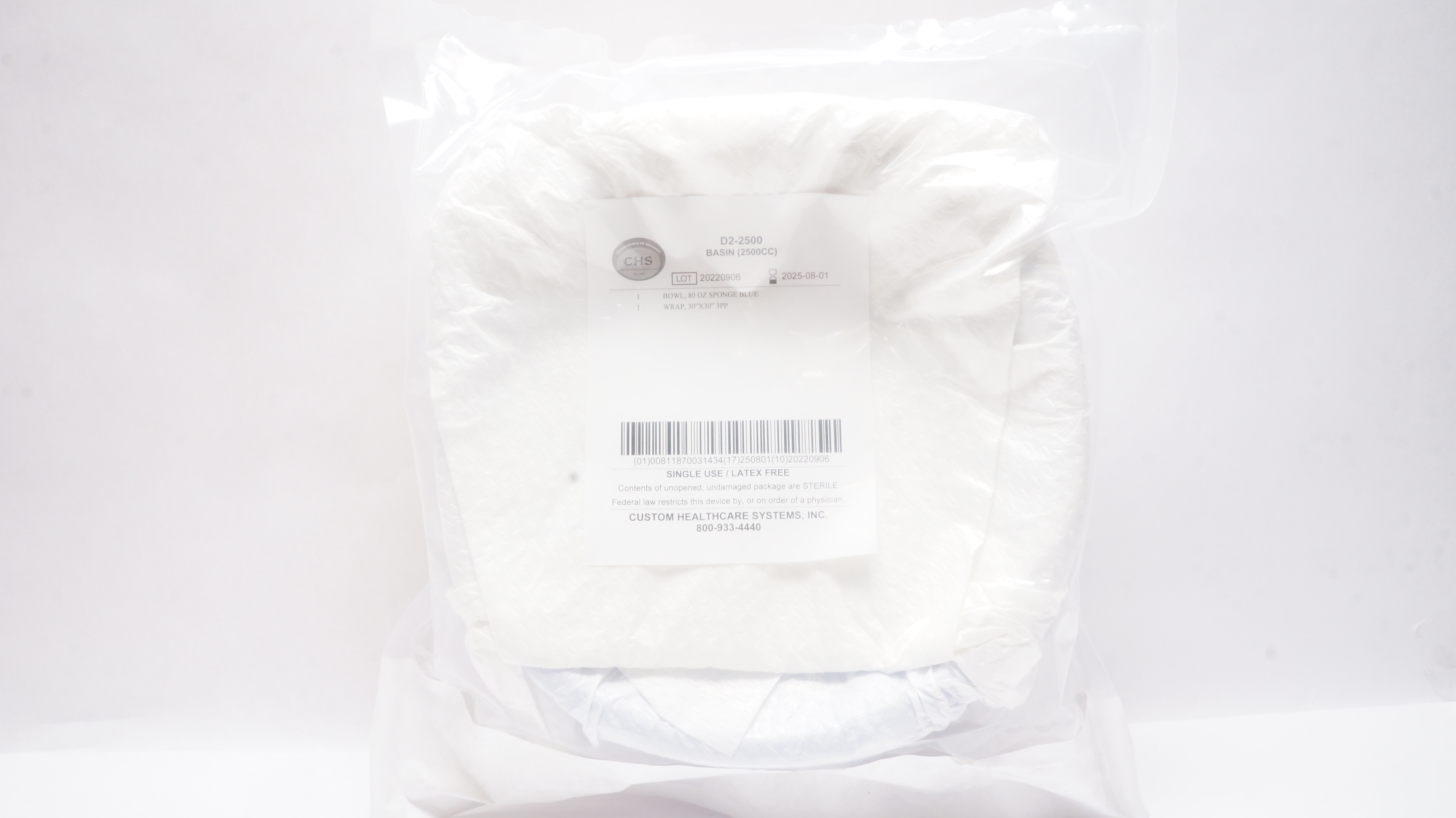 CHS D2-2500 Basin 2500cc