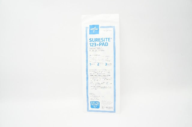 Medline MSC2610 Supersite Transparent Film Dressing 3.5x10inch 1.5 x8inch Pad