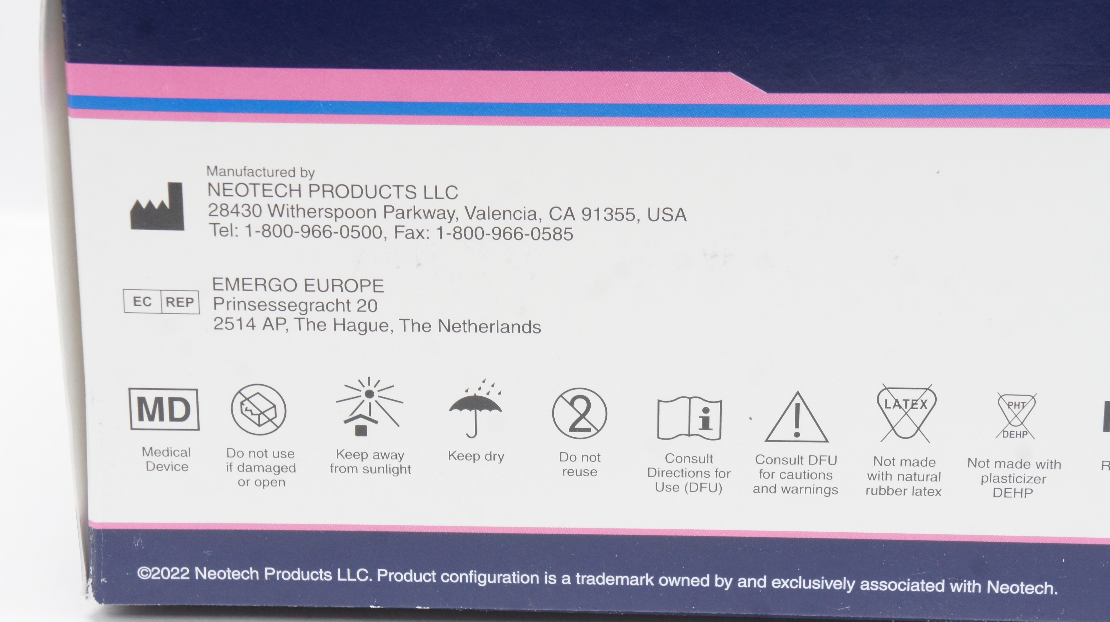 Neotech N4903 RAM Nasal Oxygen Cannula- Box of 10