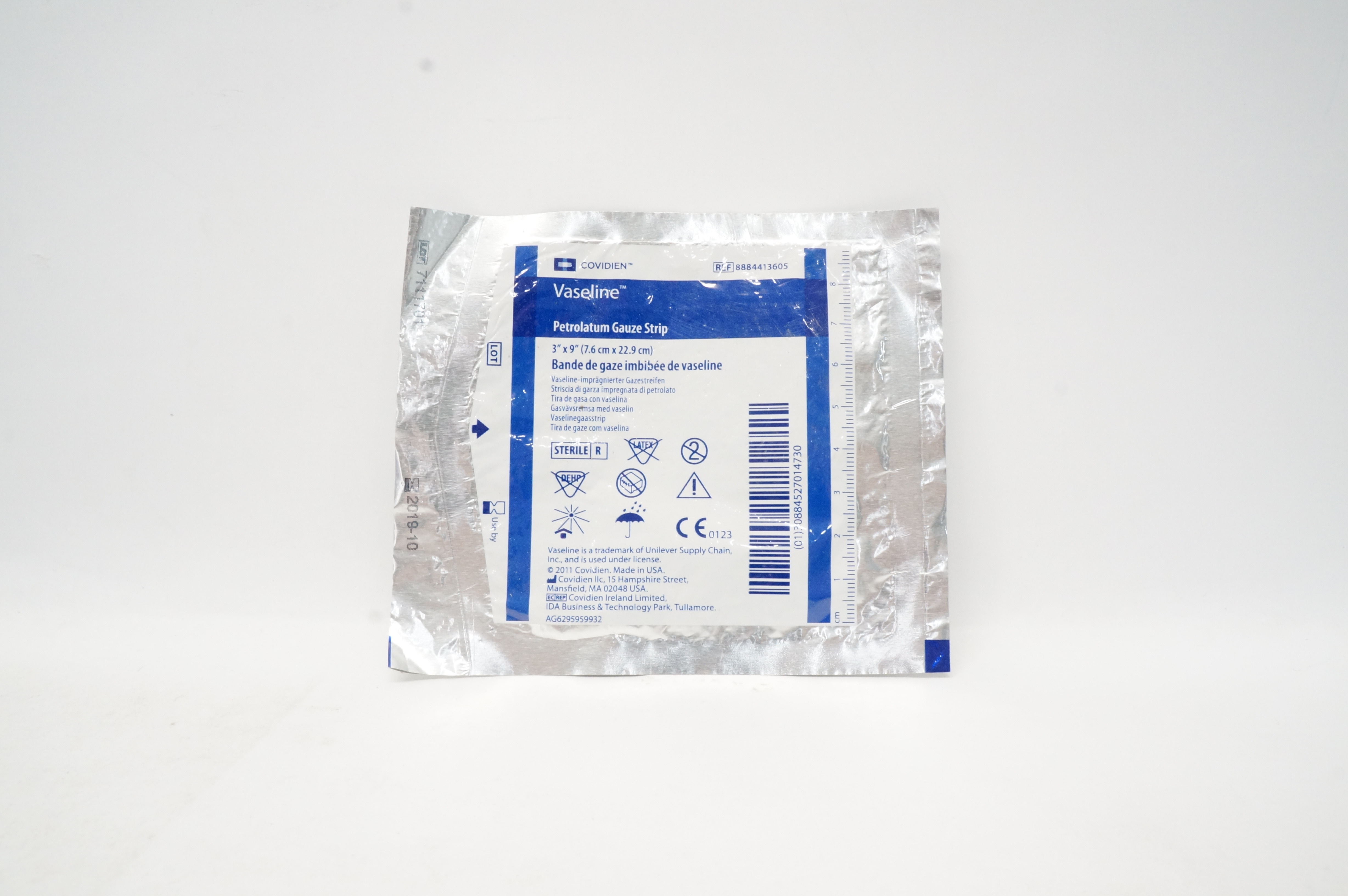 Covidien 8884413605 Vaseline Petrolatum Gauze Strip 3 x 9inch (x)