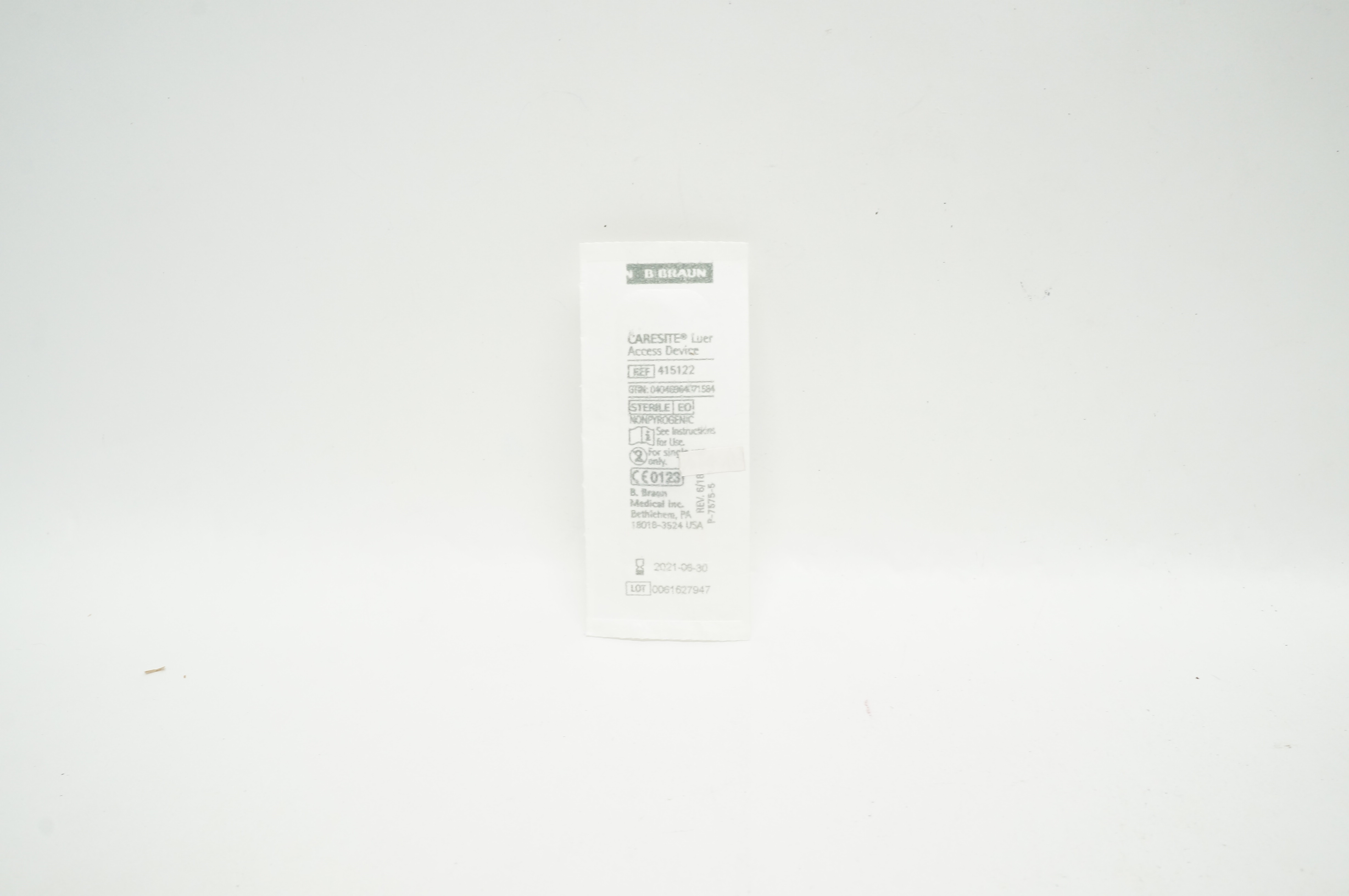 Braun 415122 CARESITE Luer Access Device (x)