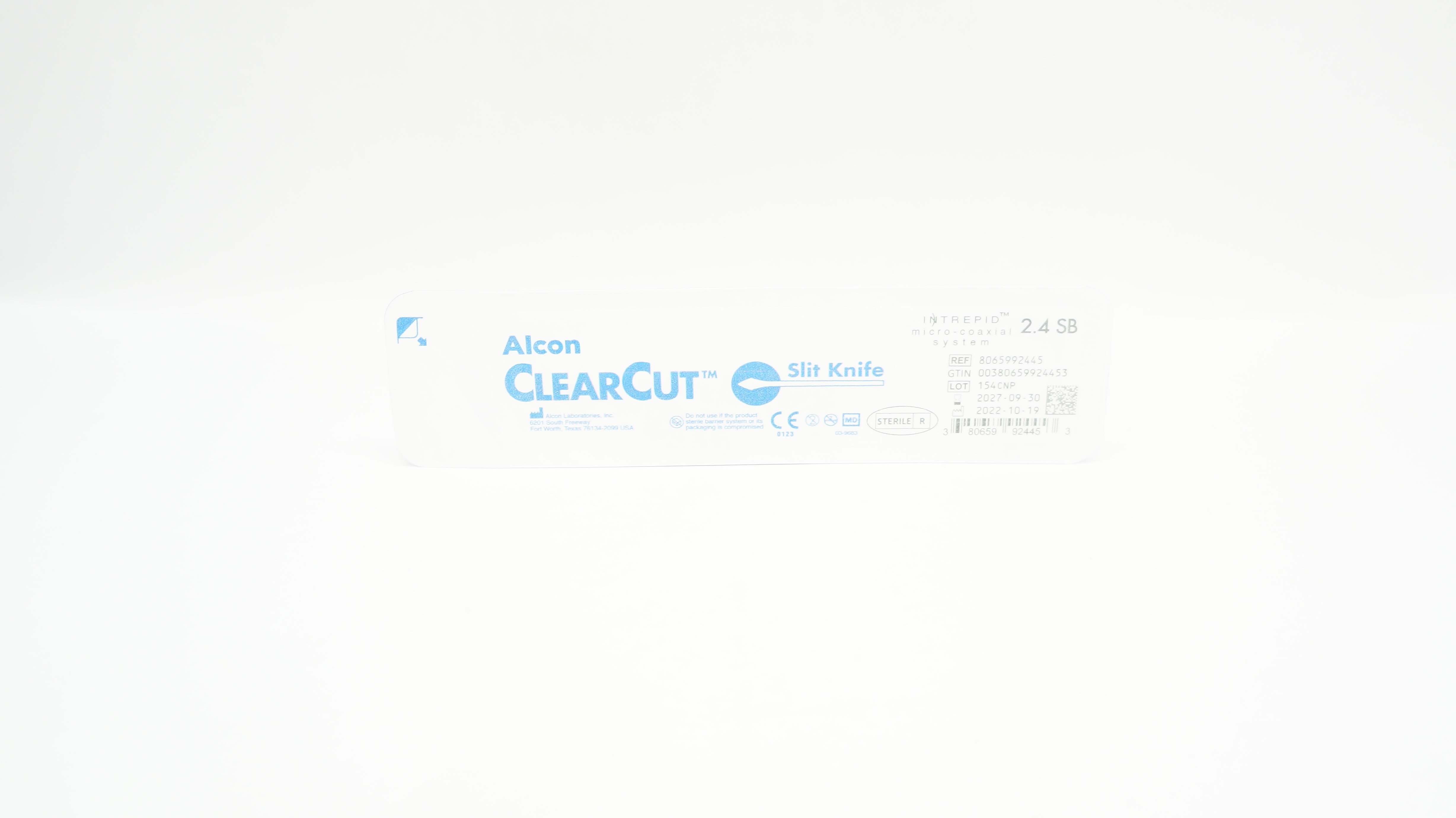 Alcon 8065992445 Intrepid Micro-Coaxial System ClearCut Slit Knife 2.4 SB