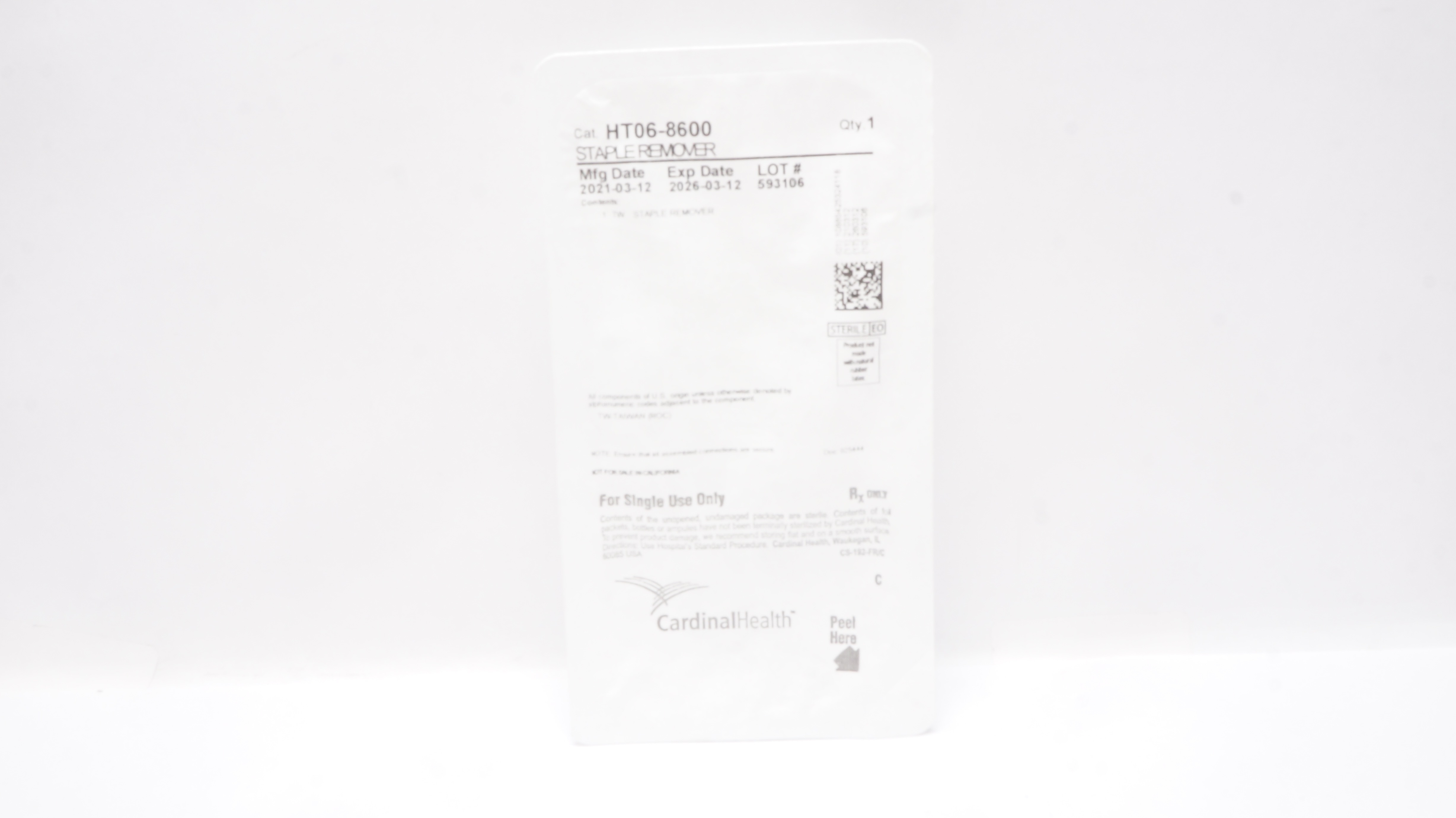 Cardinal Health HT06-8600 Staple Remover