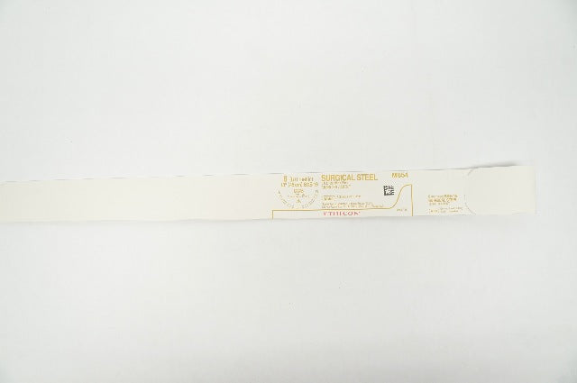 Ethicon M654 6 SURGICAL STEEL Stre CCS 48mm 1/2c Conventional Cutting 18inch