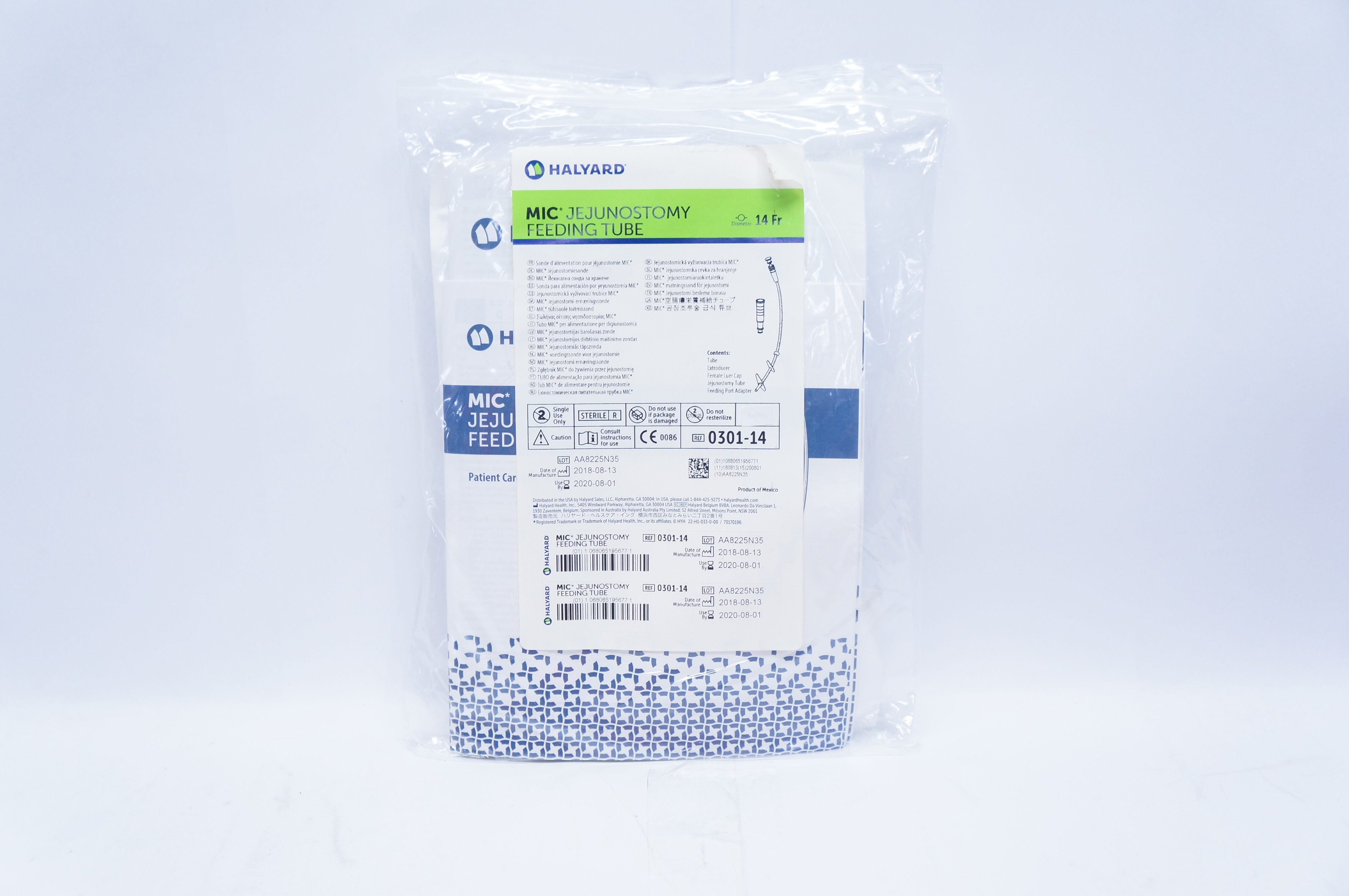 Halyard 0301-14 MIC Jejunostomy Feeding Tube 14Fr. (x)