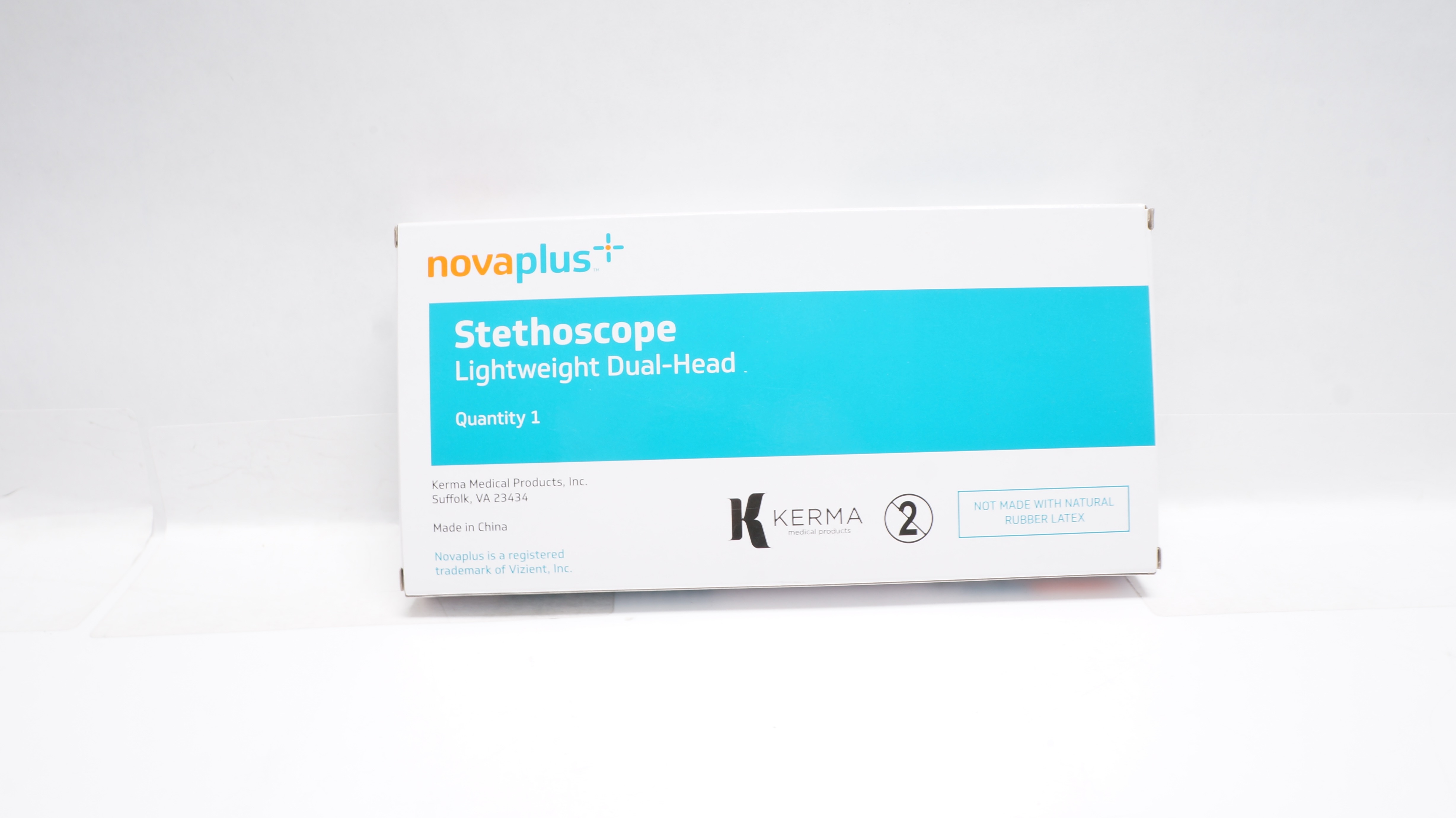 Kerma Medical V4300A Novaplus Stethoscope Lightweight DualHead, Black