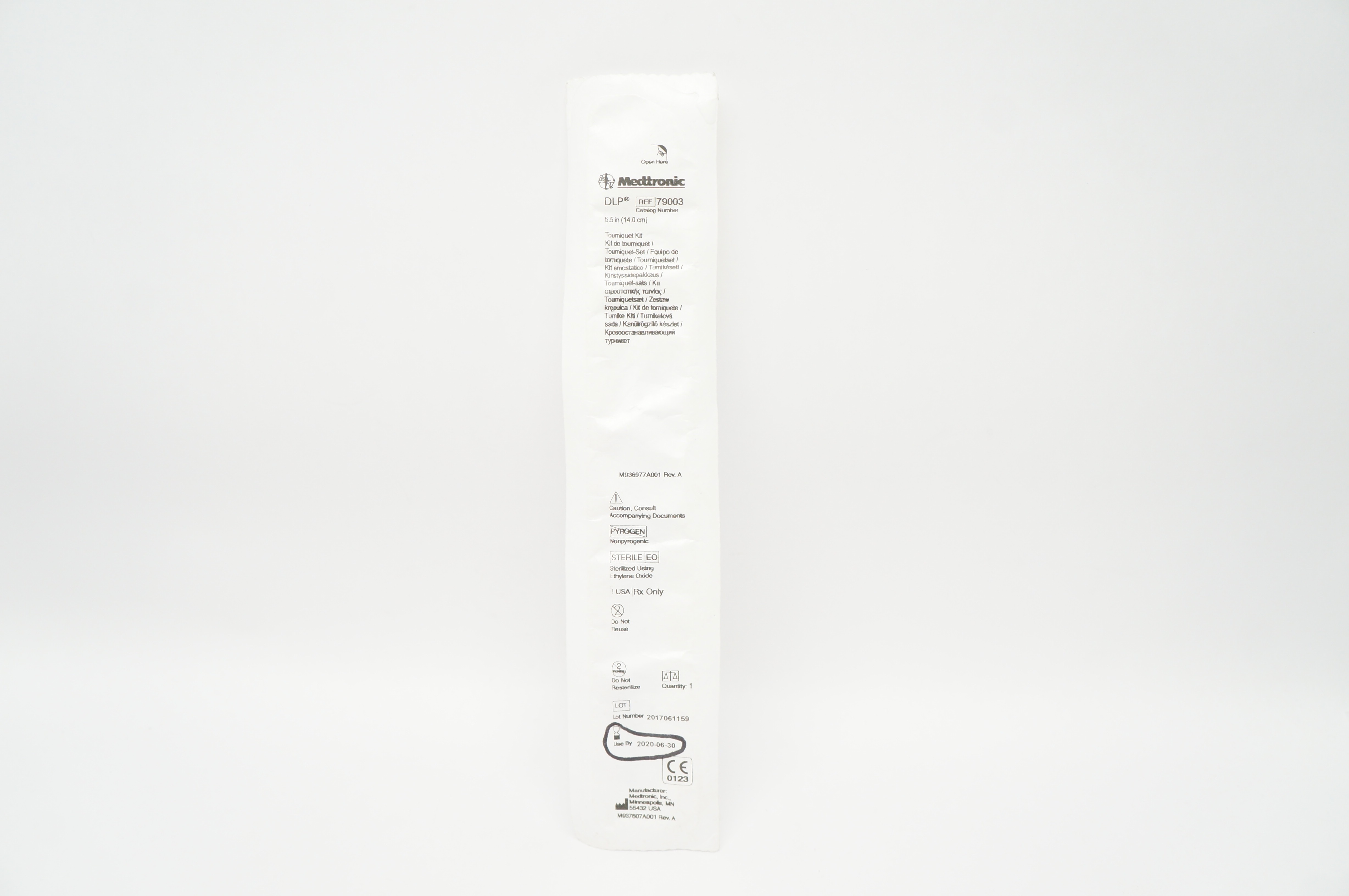 Medtronic 79003 DLP Tourniquet Kit 5.5 inch (x)