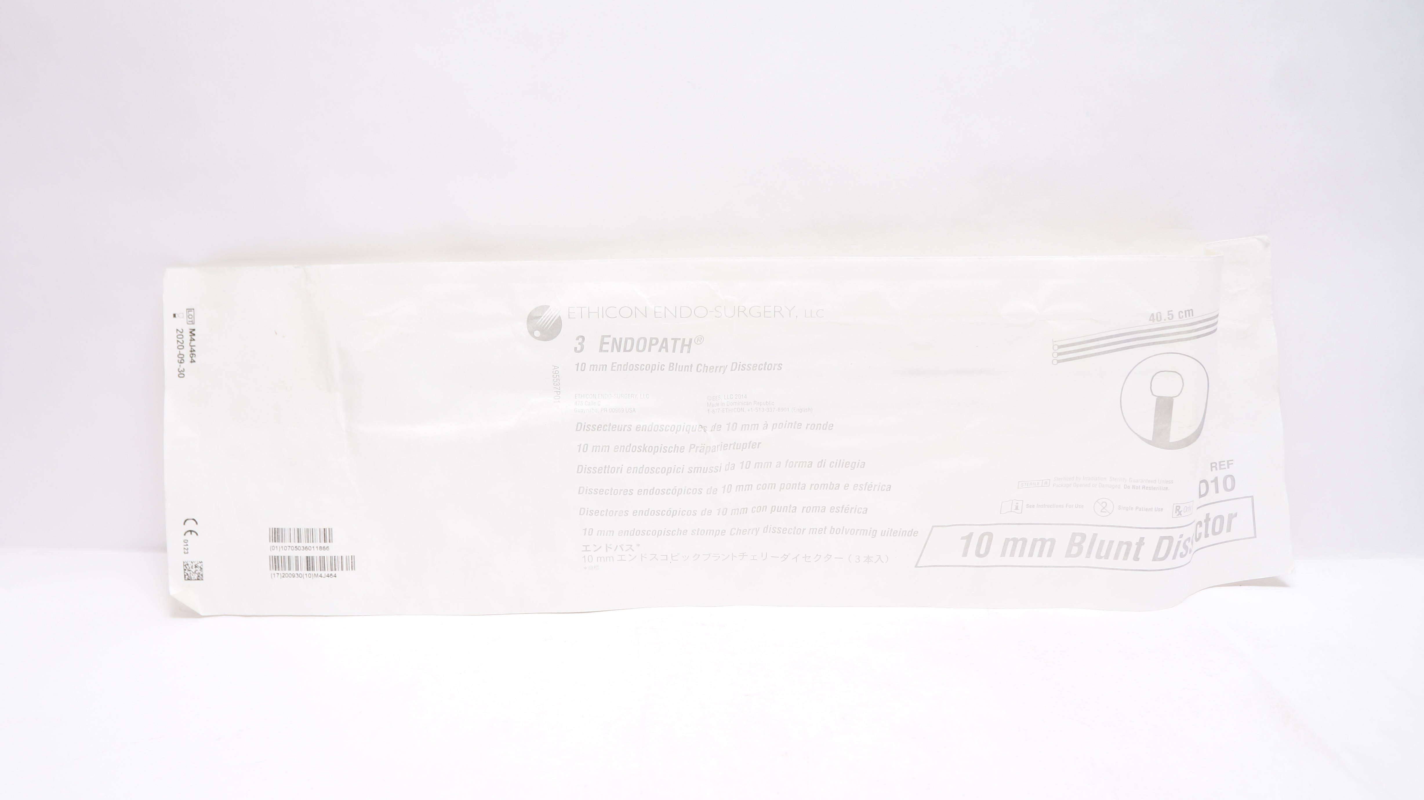 Ethicon BCD10 3 Endopath Endoscopic Blunt Cherry Dissectors 10mm x 40.5cm(x)