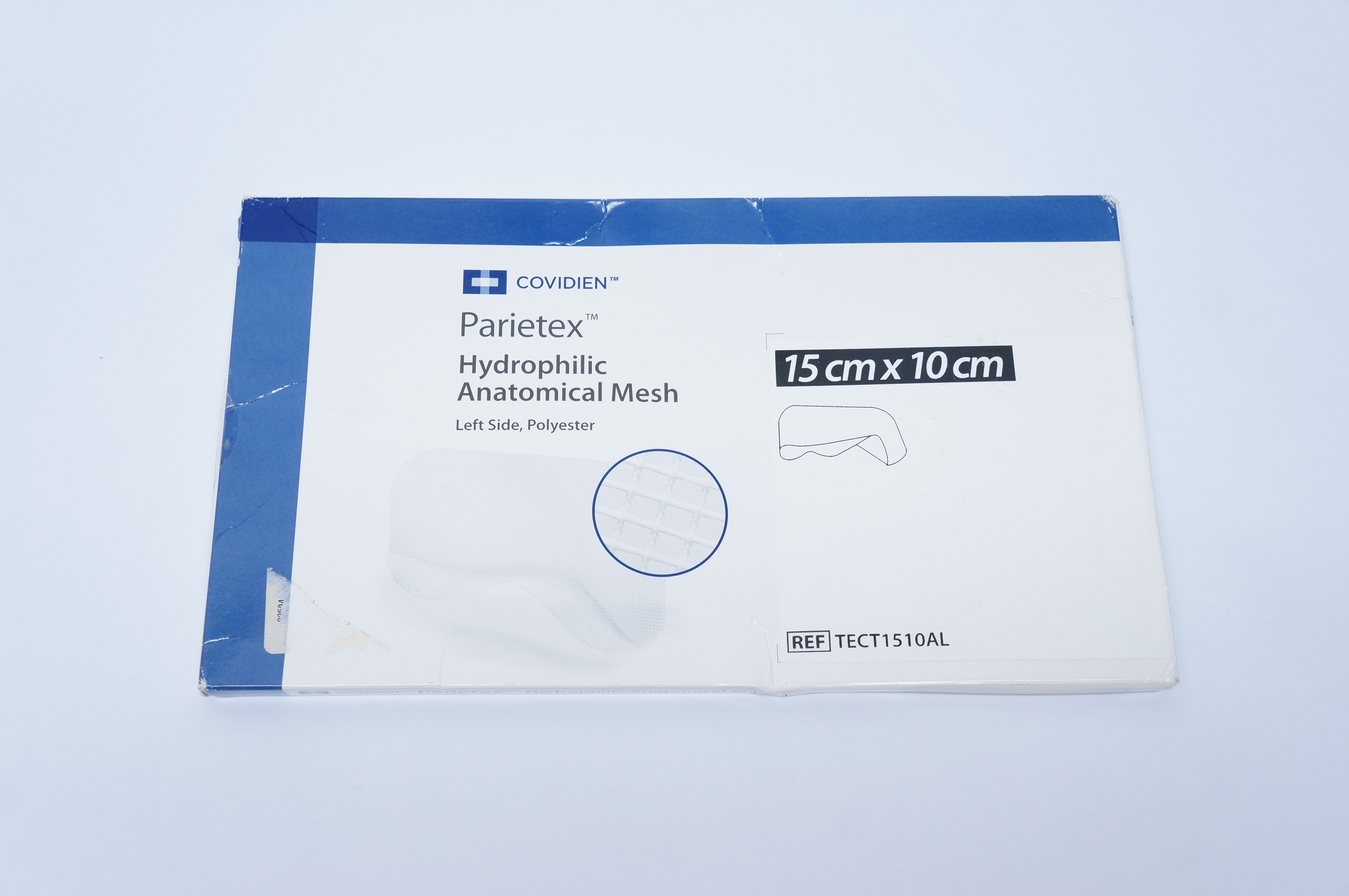 Covidien TECT1510AL Parietex Hydrophilic Anatomical Mesh 15cm X 10cm x covidien-tect1510al-parietex-hydrophilic-anatomical-mesh-15cm-x-10cm-x