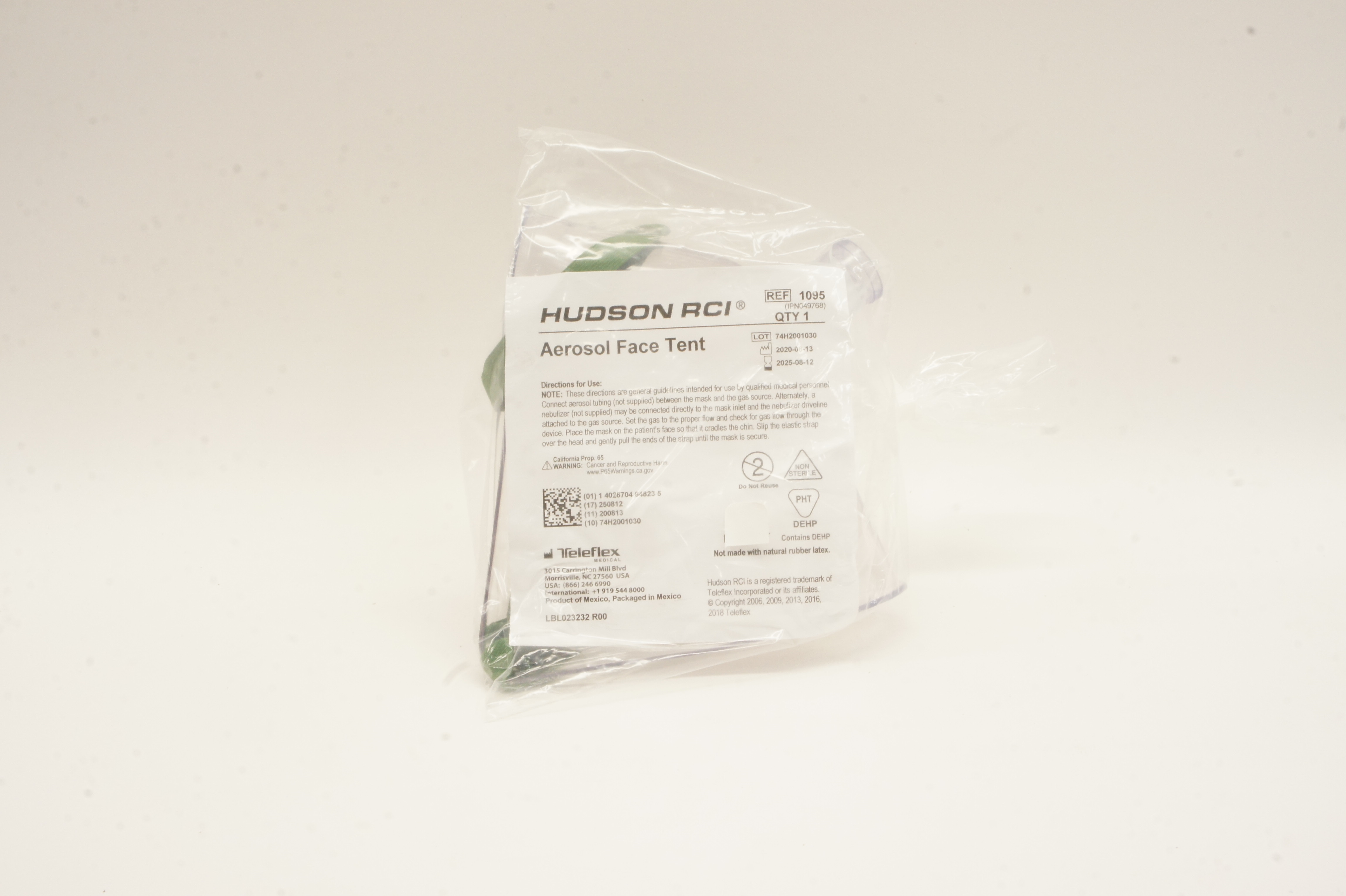 Teleflex 1095 Hudson RCI Aerosol Face Tent