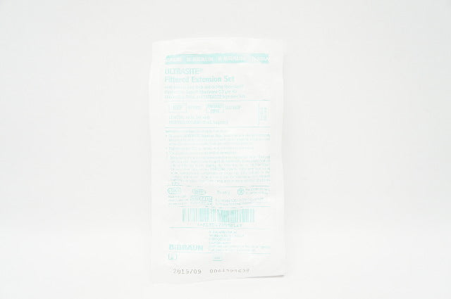 Braun 473992 Ultrasite Filtered Extension Set w/Female Luer Lock 16inch x 5ml(x)