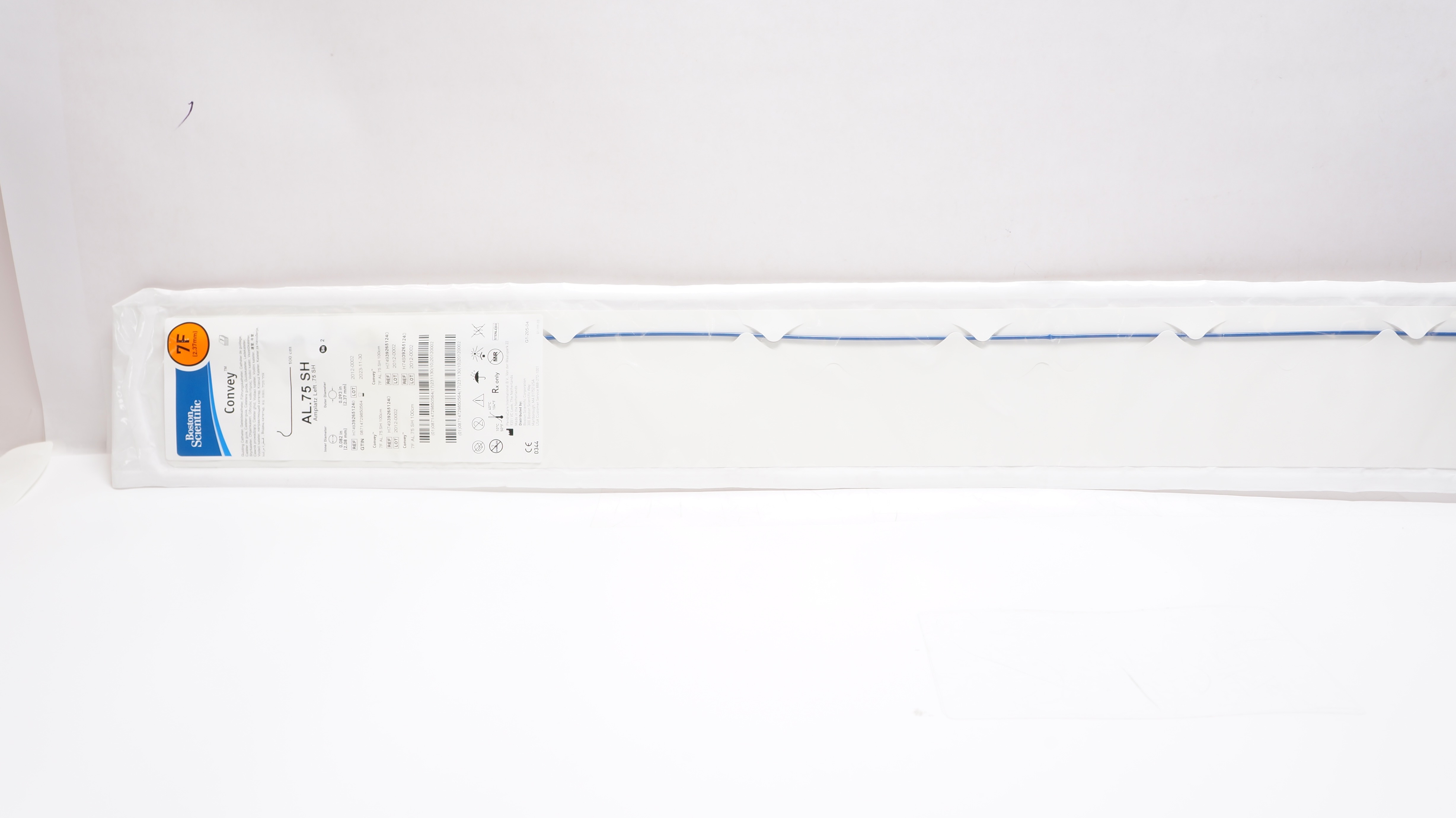 Boston Scientific 39265124 Convey Guiding Cath. 7F AL.75 SH 2 0.082inx0.093In(x)