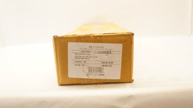 RD Plastics G109 Clear Tape Bags 20 x 29inch - Case of 100