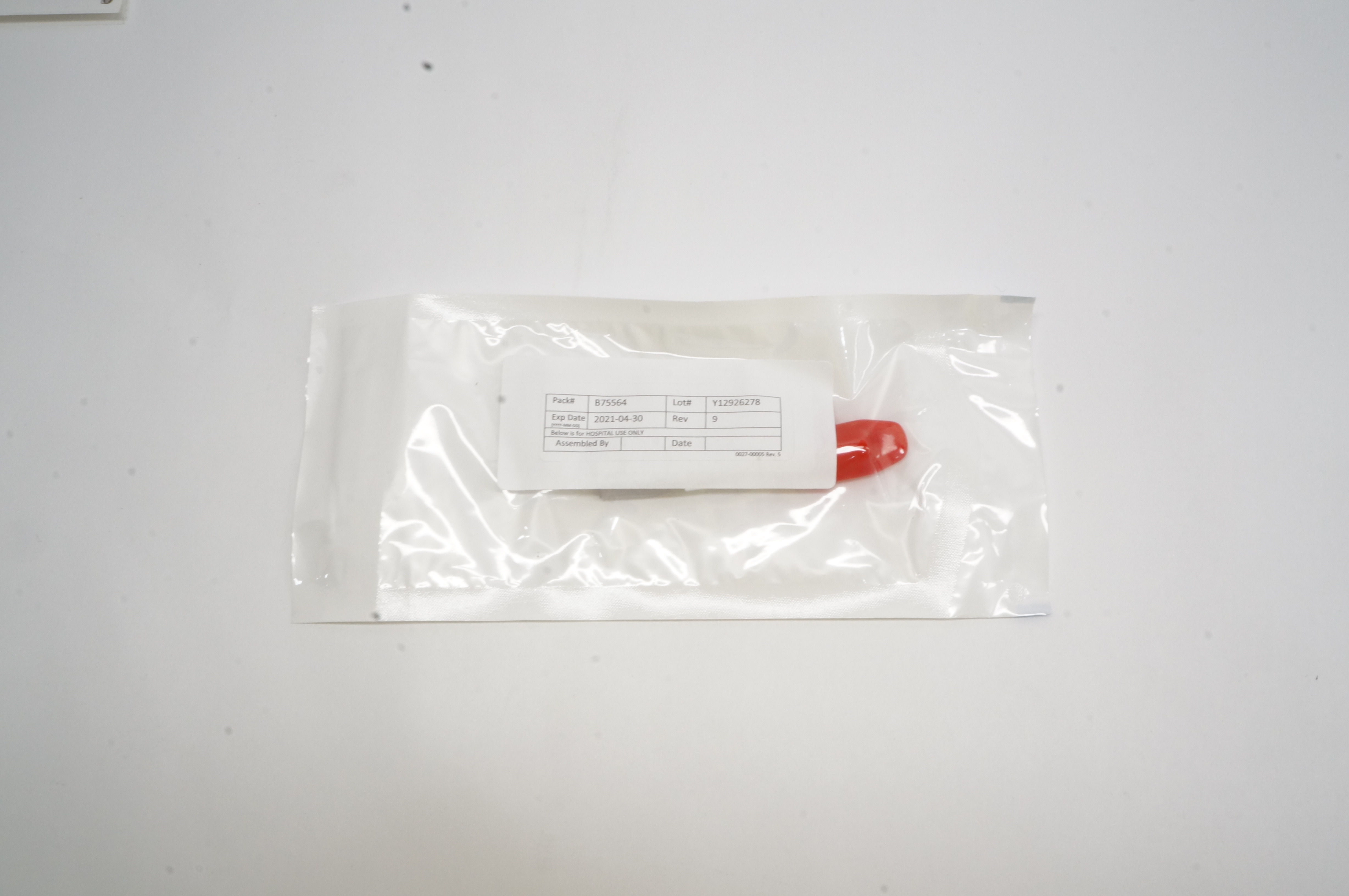 Pack B75564 For Hospital Use Only