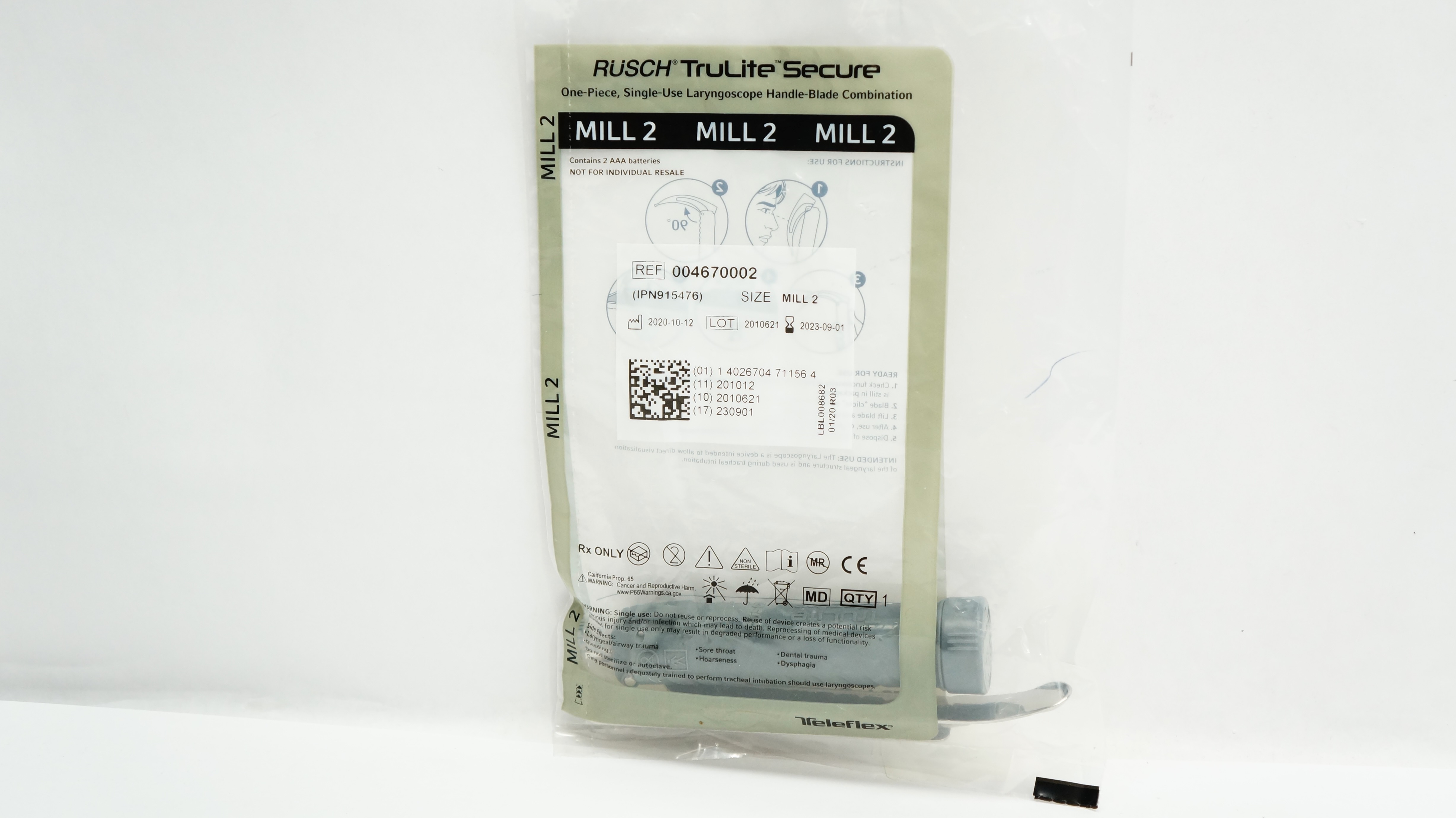 Teleflex 004670002 Rusch TruLite Laryngoscope Handle-Blade Combination ...