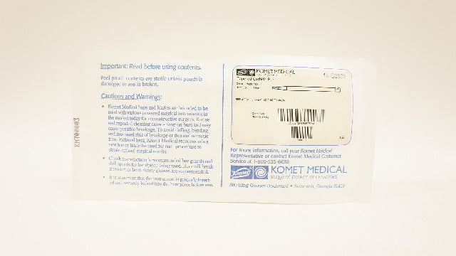 Komet Medical 14-C0608 Tapered Carbide Bur