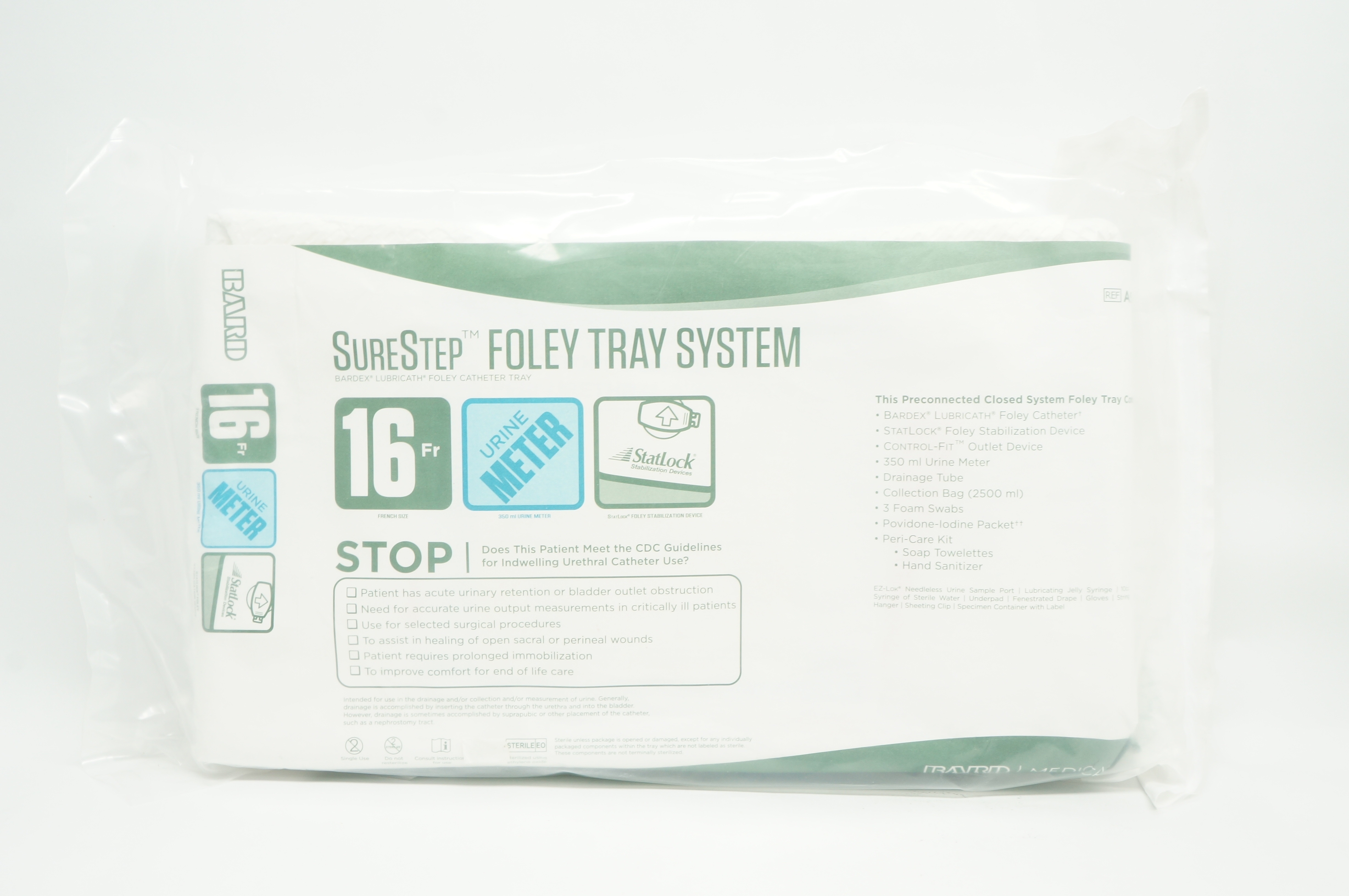 Bard A902916 SureStep Foley Tray System 16 Fr.