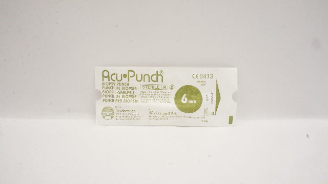 Acuderm Acuderm P625/P650 Acu Punch Biopsy Punch 6mm (x)