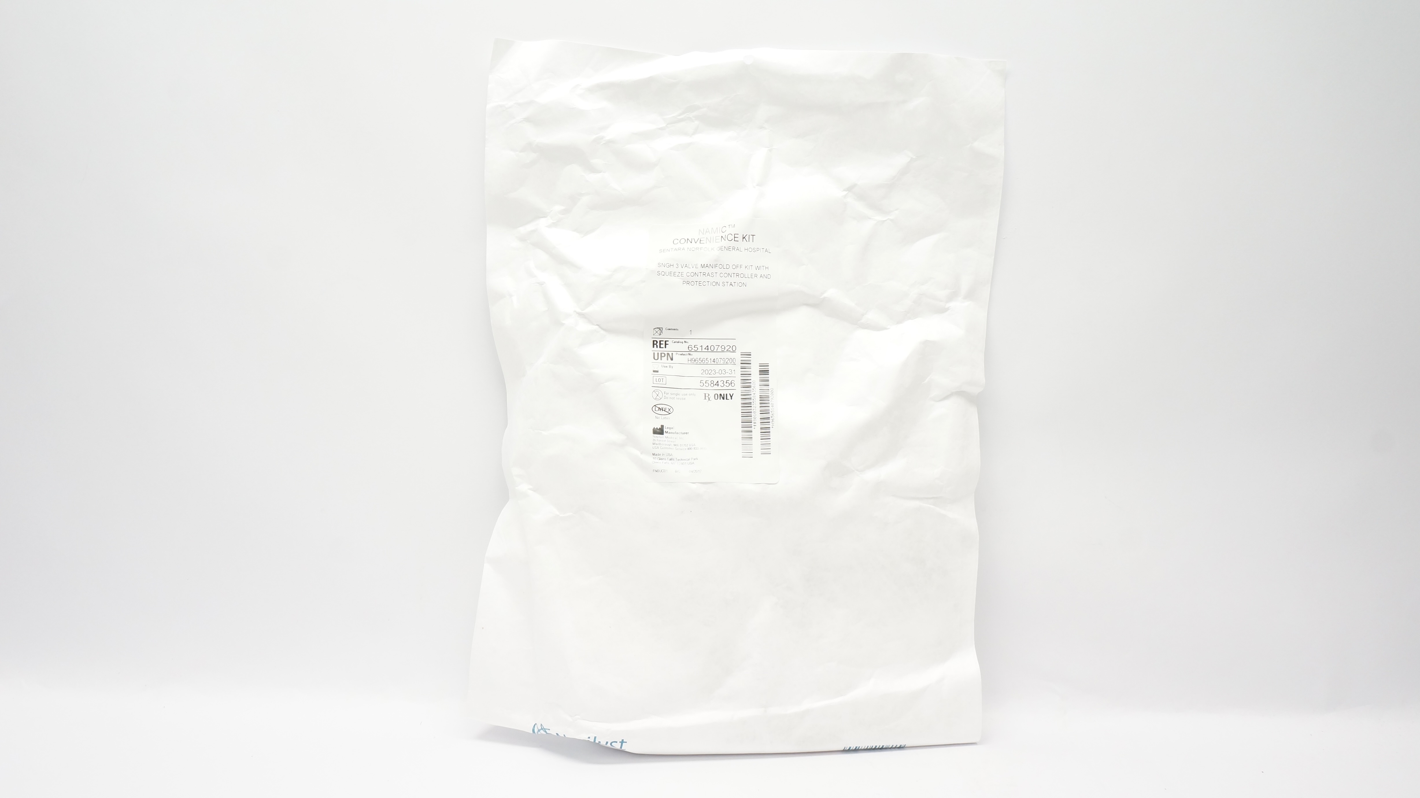 Navilyst Medical 651407920 Namic Convenience Kit (x)