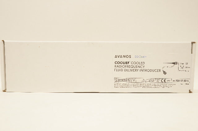 Avanos FDI-17-50-4 Coolief Cooled Radiofrequency Fluid Delivery Introducer 17Ga