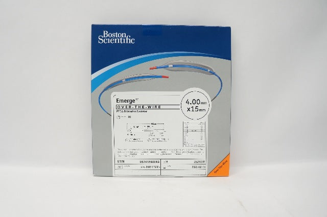 Boston Scientific H7493919115400 Emerge OTW PTCA Dilatation Cath. 4.00 x 15mm(x)