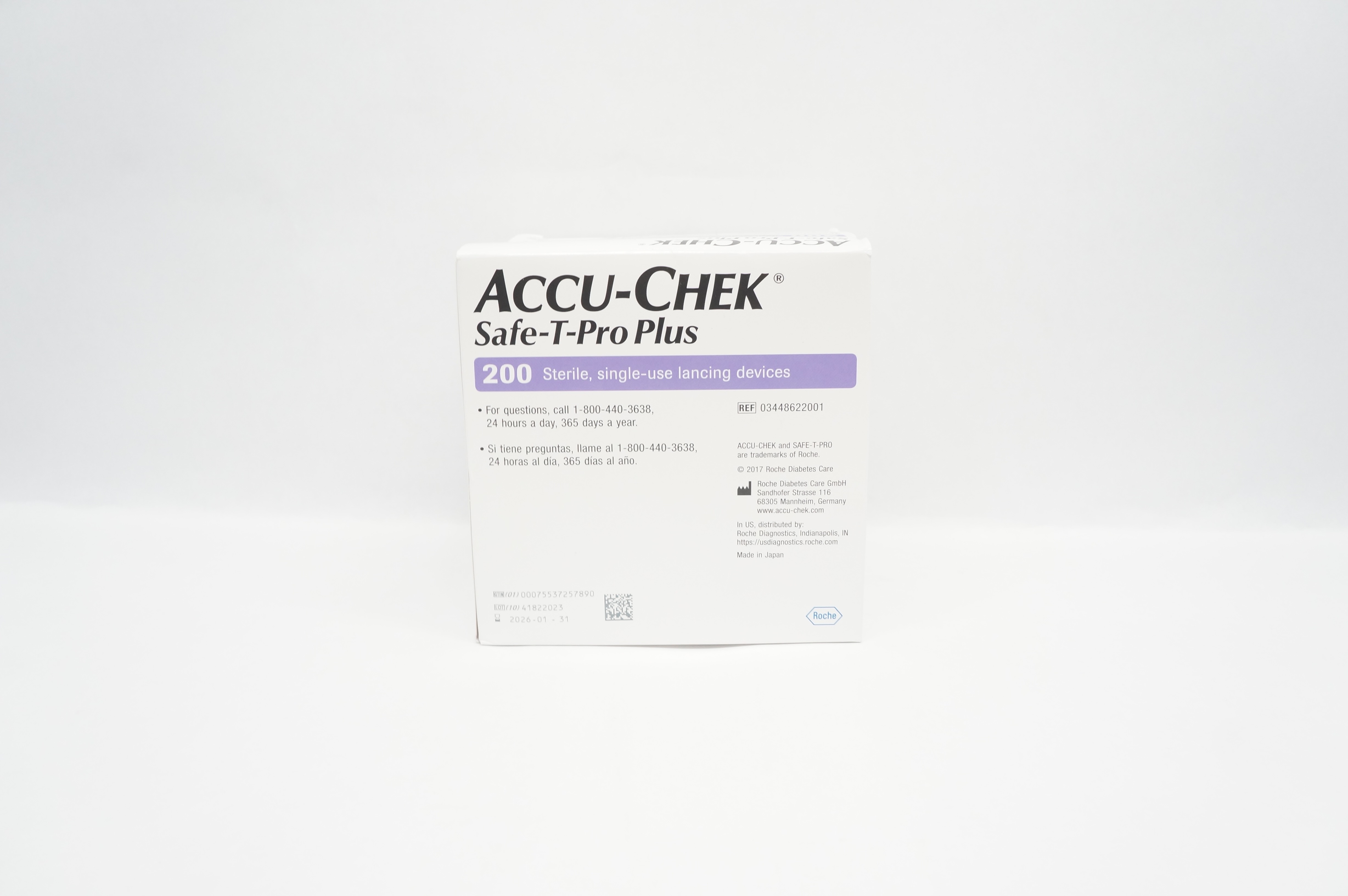 Roche Diabetes Care 03448622001 Accu-Chek Lancing Devices - Box of 200