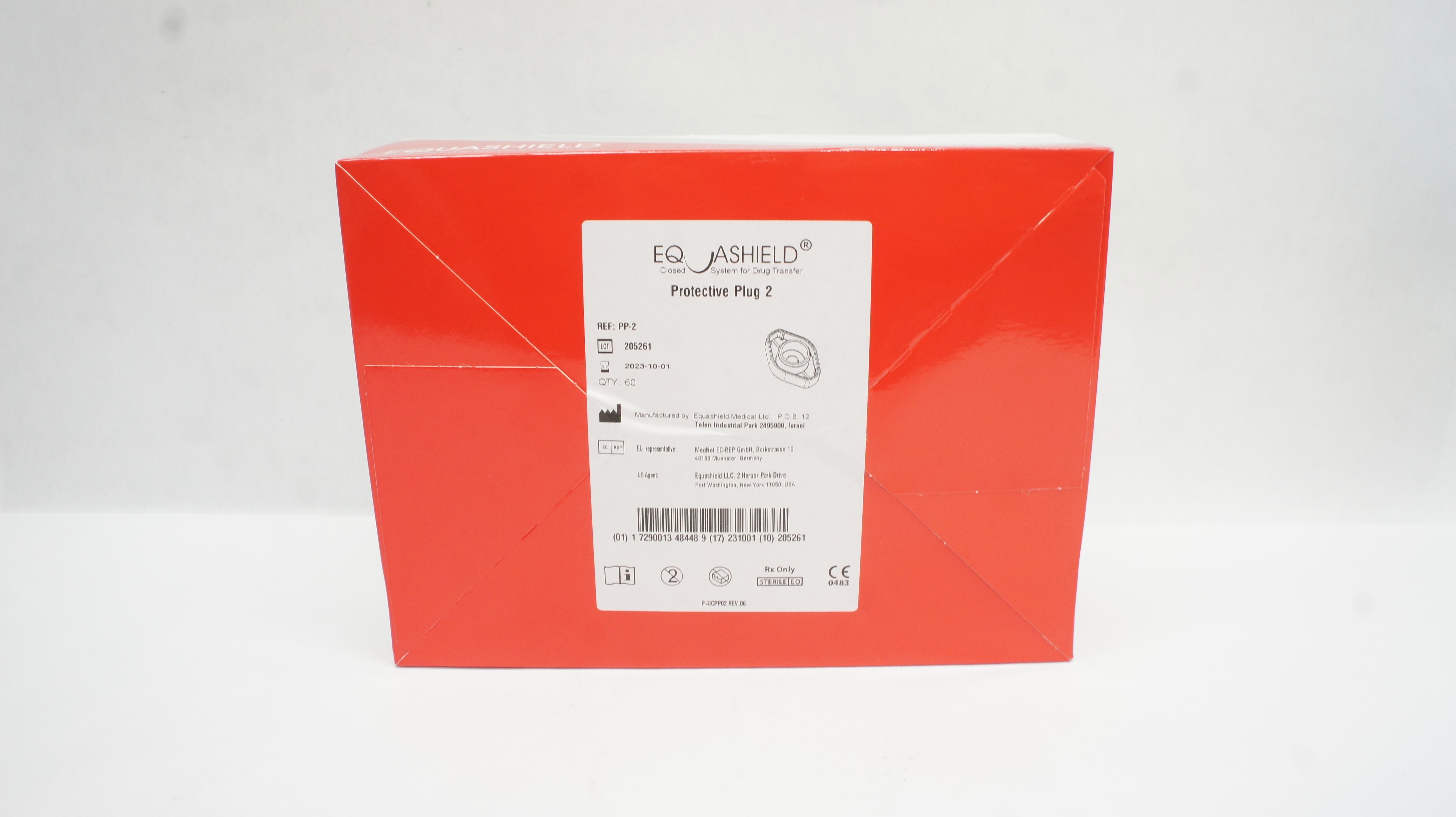 Equashield Medical PP-2 Closed System Protective Plug 2 (x) - Box of 60
