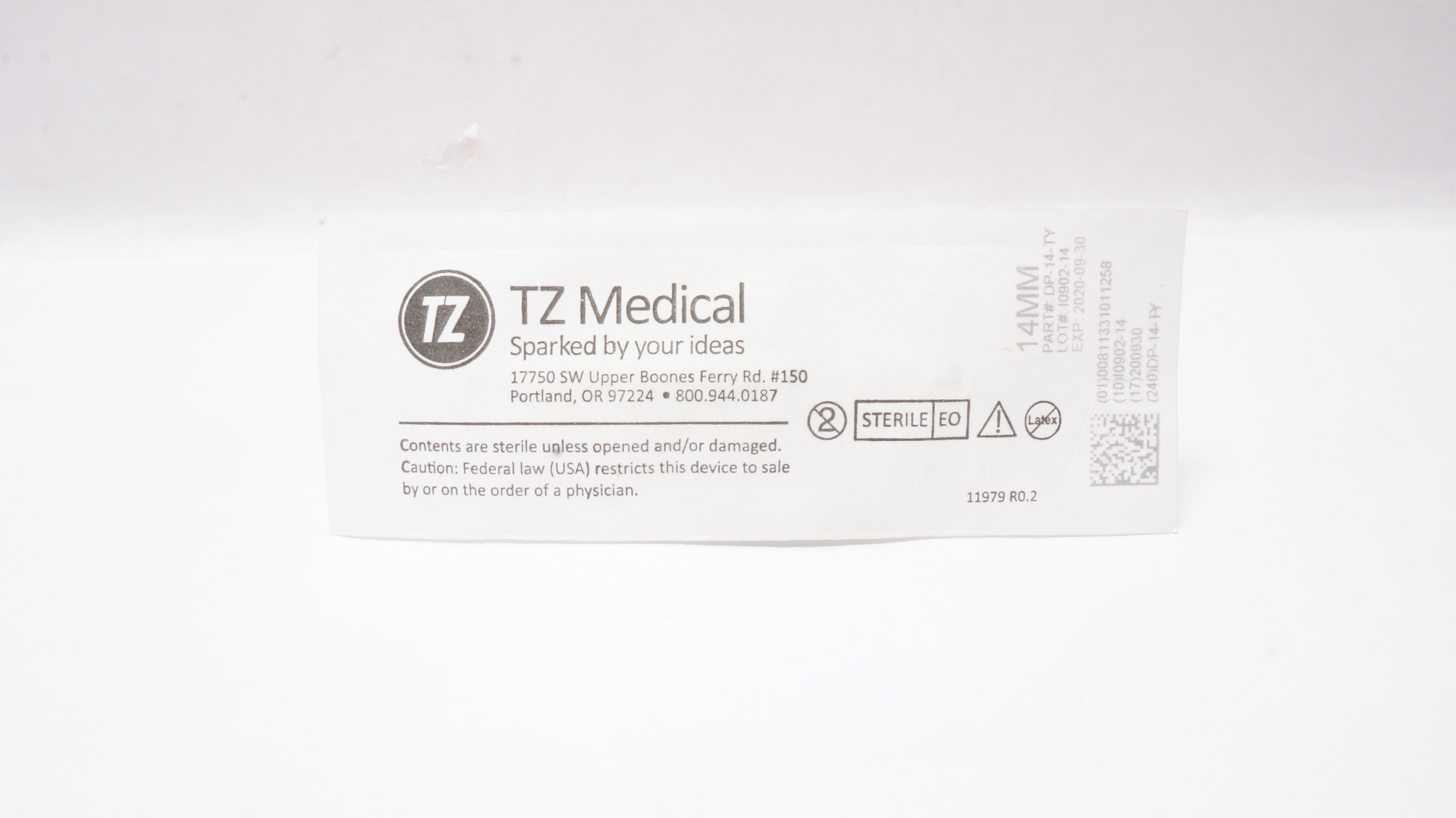 TZ Medical DP-14-TY Distraction Pin 14mm (x)