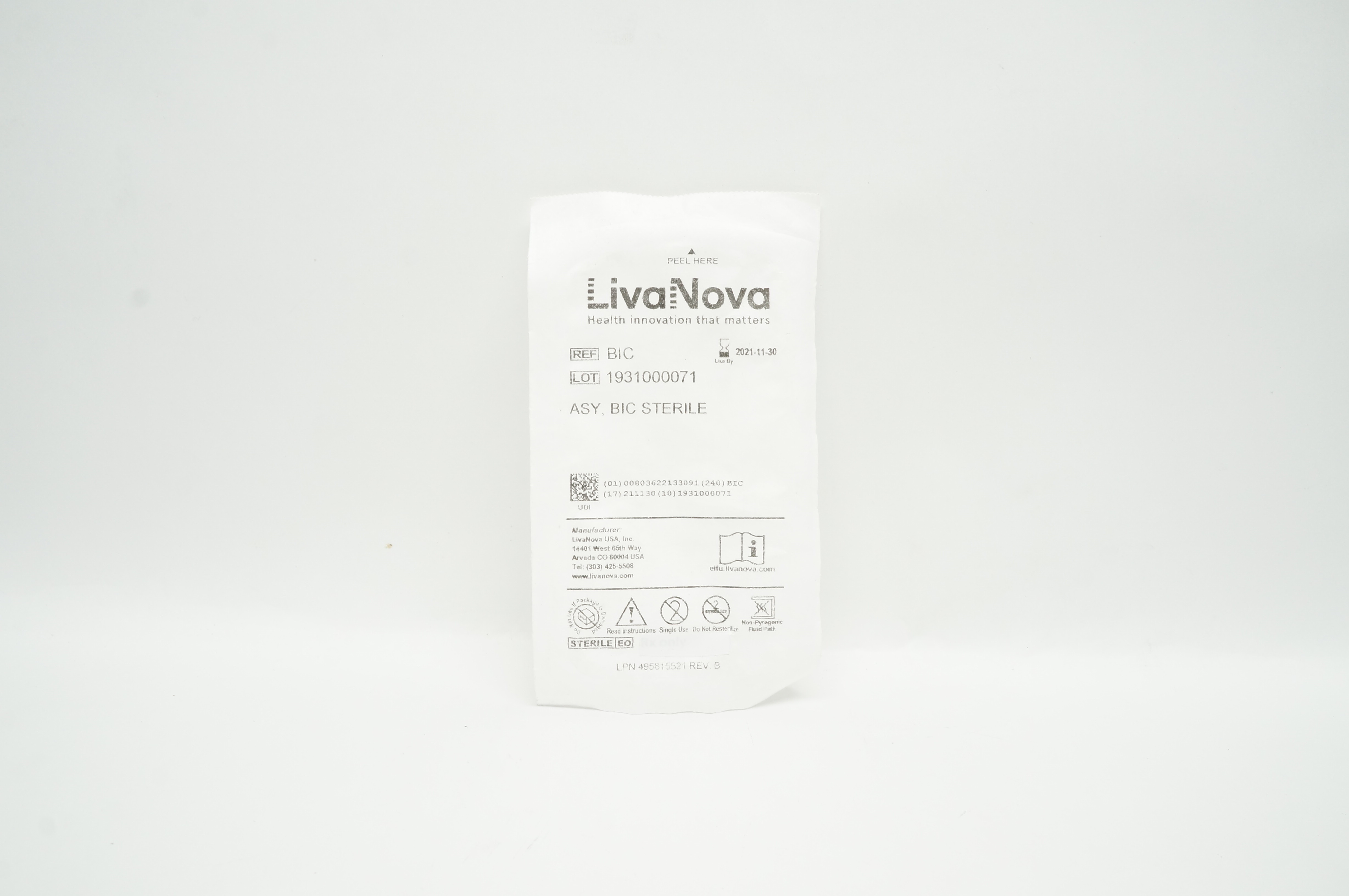LivaNova BIC Asy, Bic Sterile