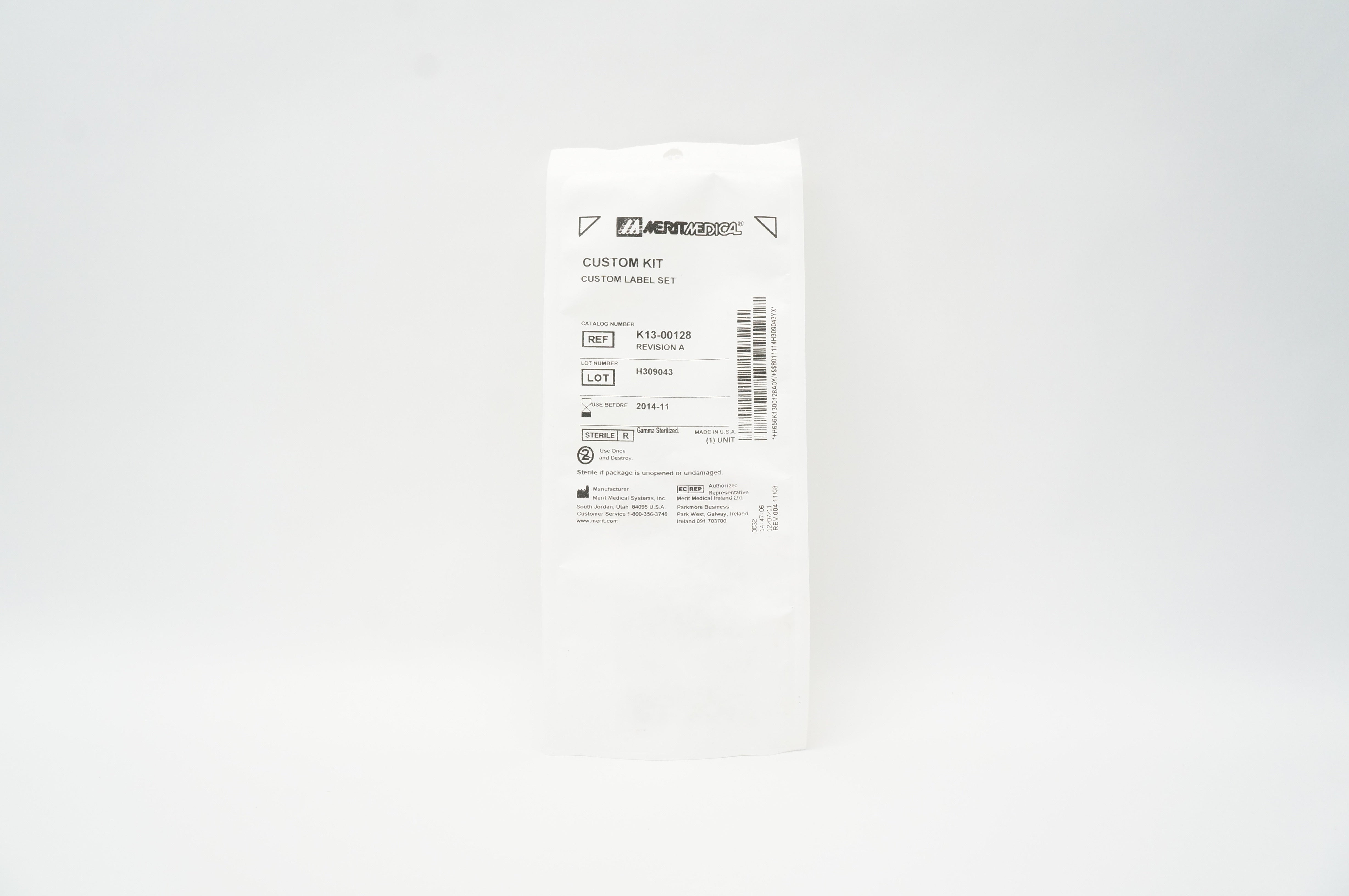 Merit Medical K13-00128 Custom Kit Custom Label Set (x)