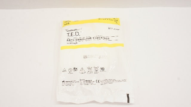 Cardinal Health 3130LF T.E.D. Anti-Embolism Stockings Thigh Length Small, Size B