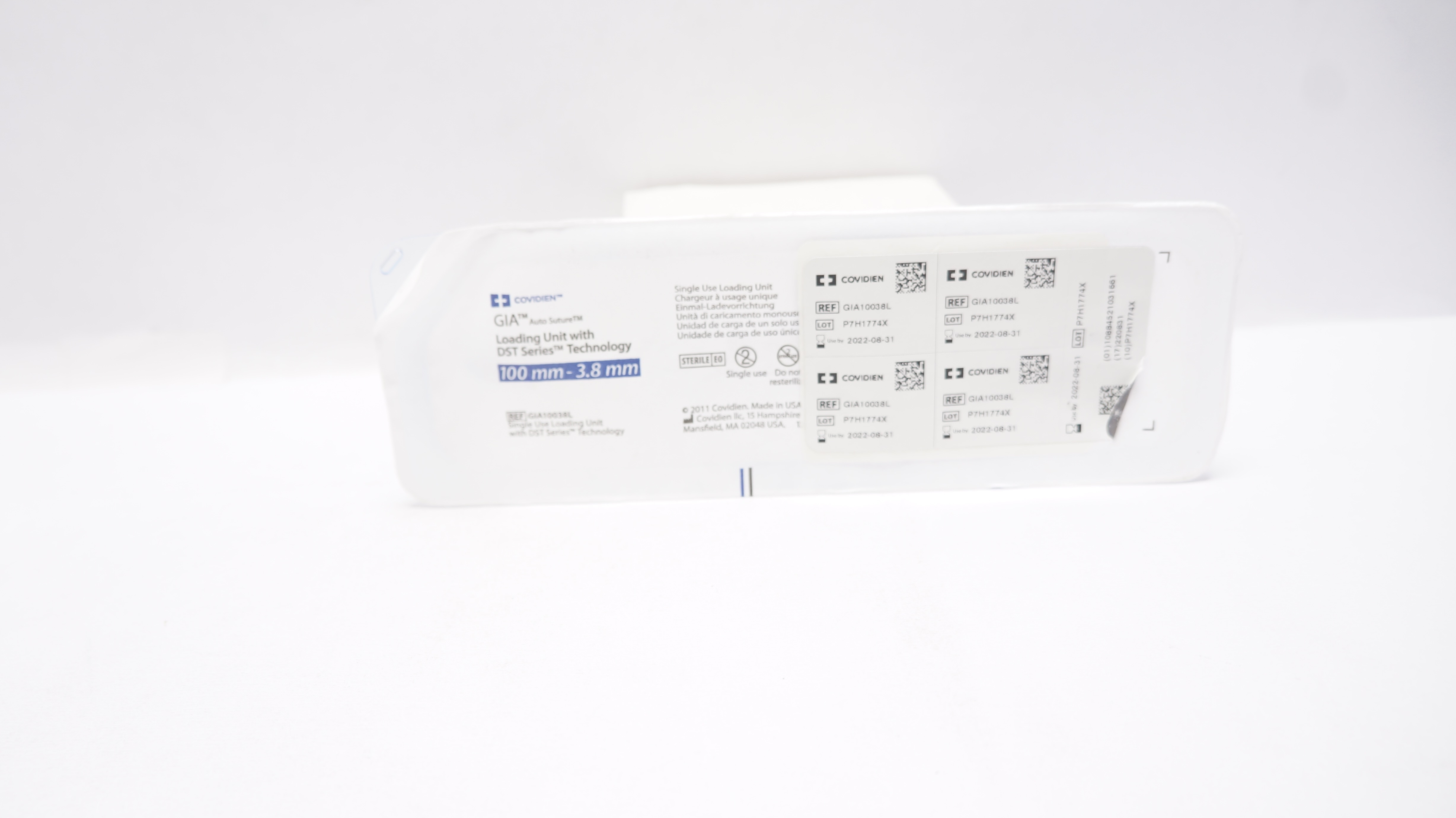 Covidien GIA10038L GIA Auto Suture Loading Unit w/DST Series Technology (x)