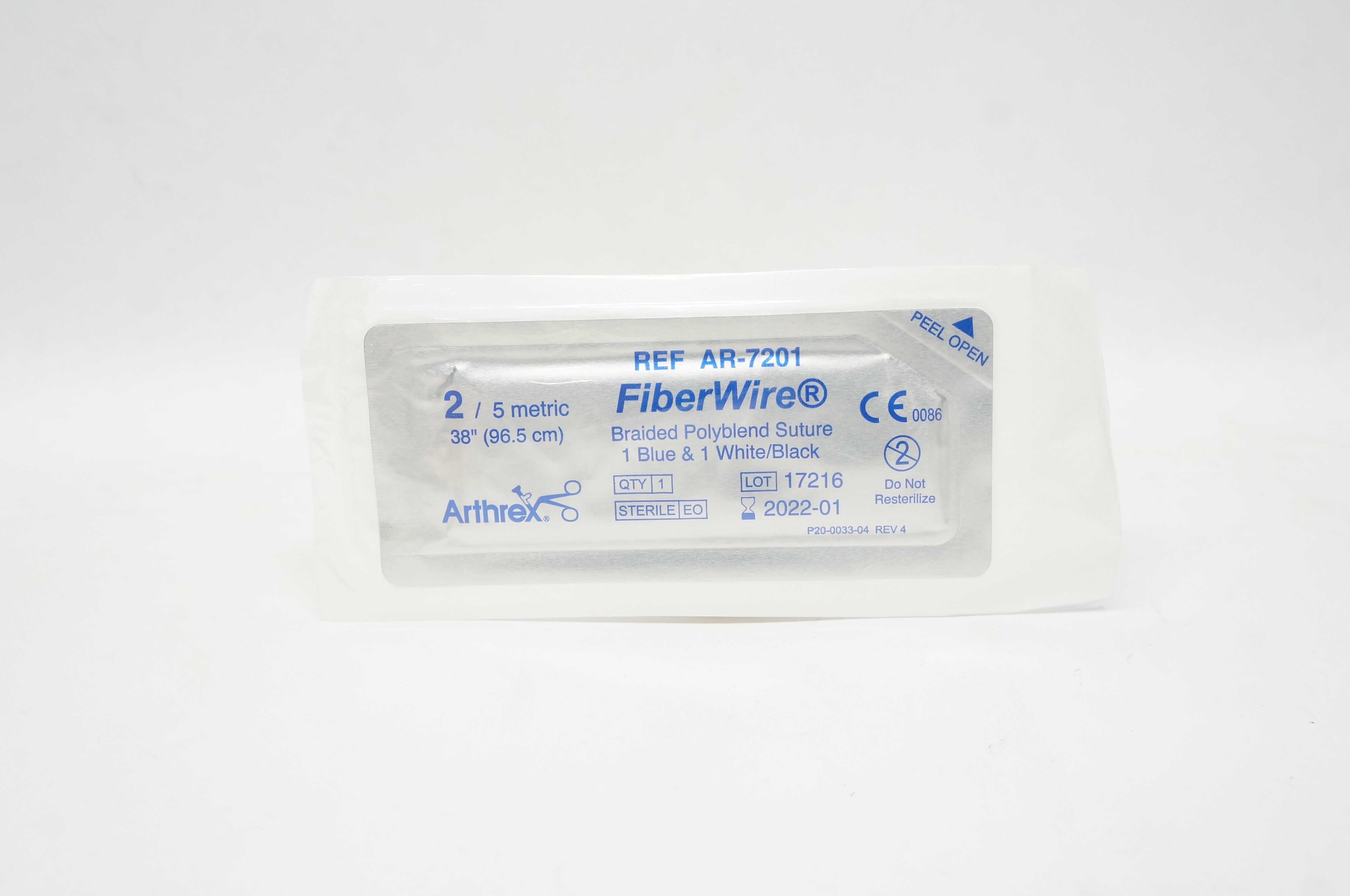 Arthrex AR-7201 2 FIBERWIRE Braided Polyblend Stre. 38inch (x)