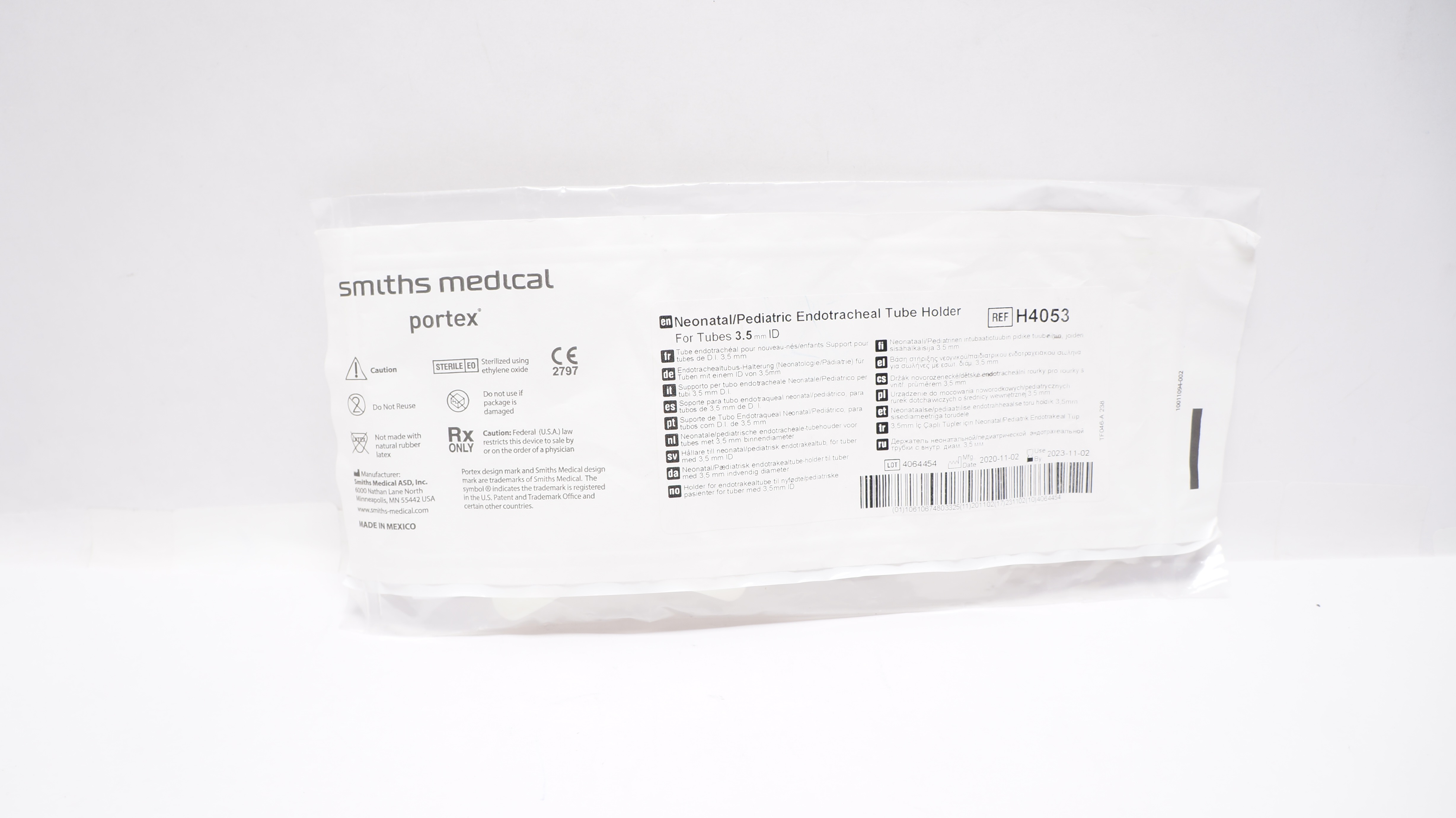 Smiths Medical H4053 Portex Neonatal/Pediatric Endotracheal Tube Holder (x)