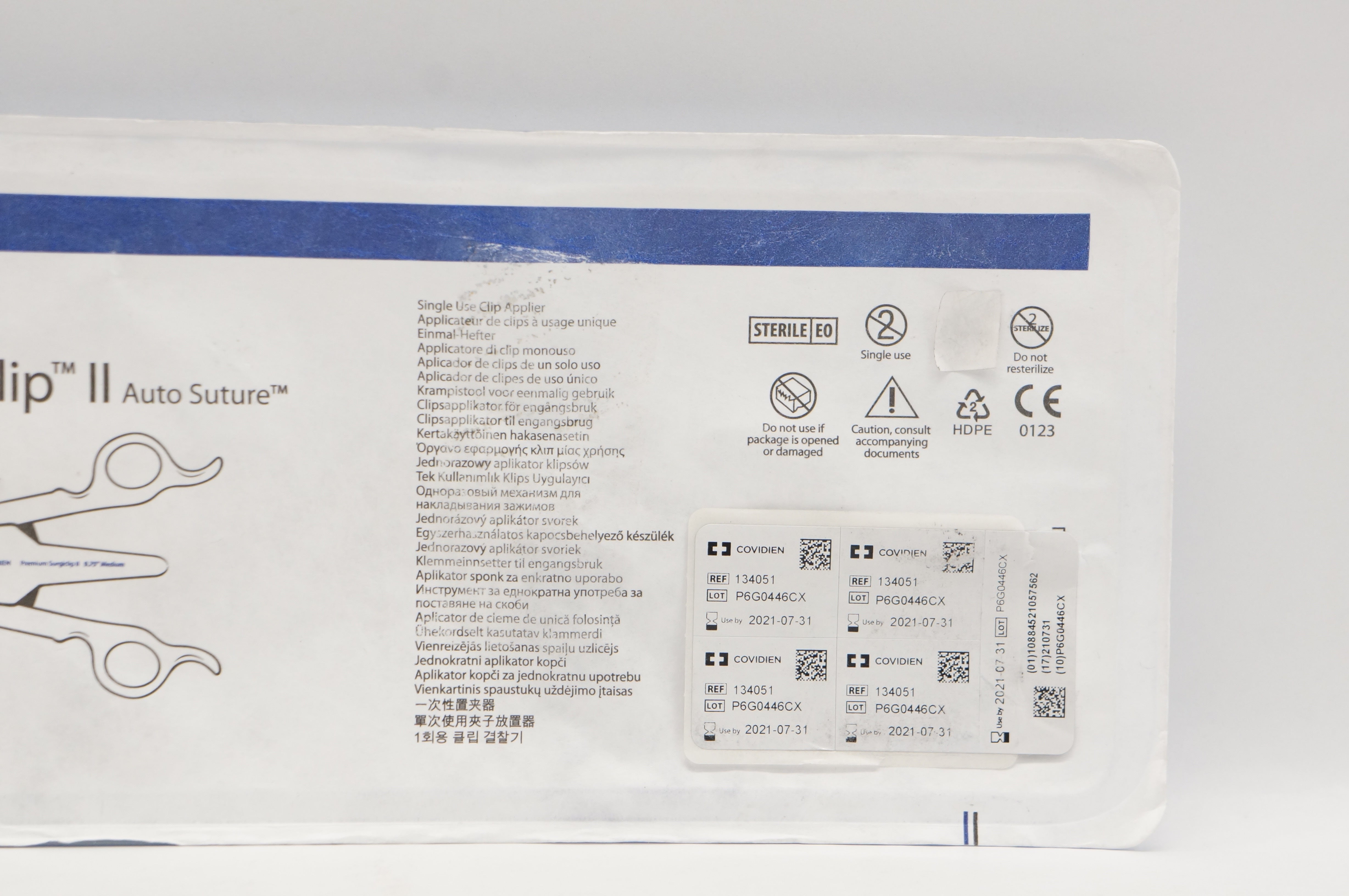 Covidien 134051 Premium Surgiclip II Auto Stre.Clip Applier