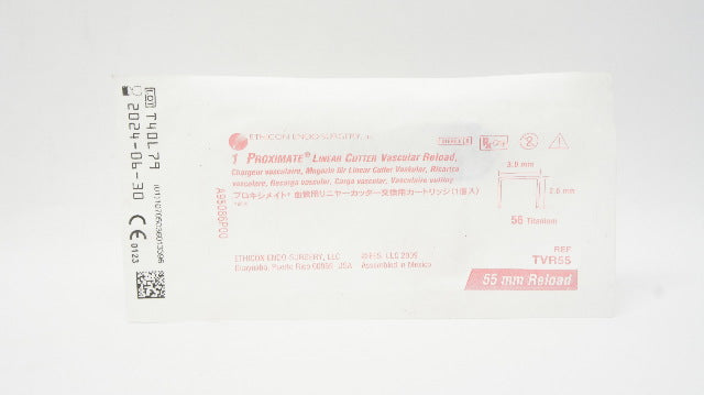 Ethicon TVR55 1 Proximate Linear Cutter Vascular 55mm Reload 3.0 x 2.6mm