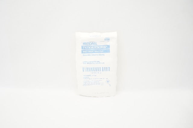Tyco 9190 Kendall Tendersorb Wet Pruf Abdominal Pad 5inch x 9 inch