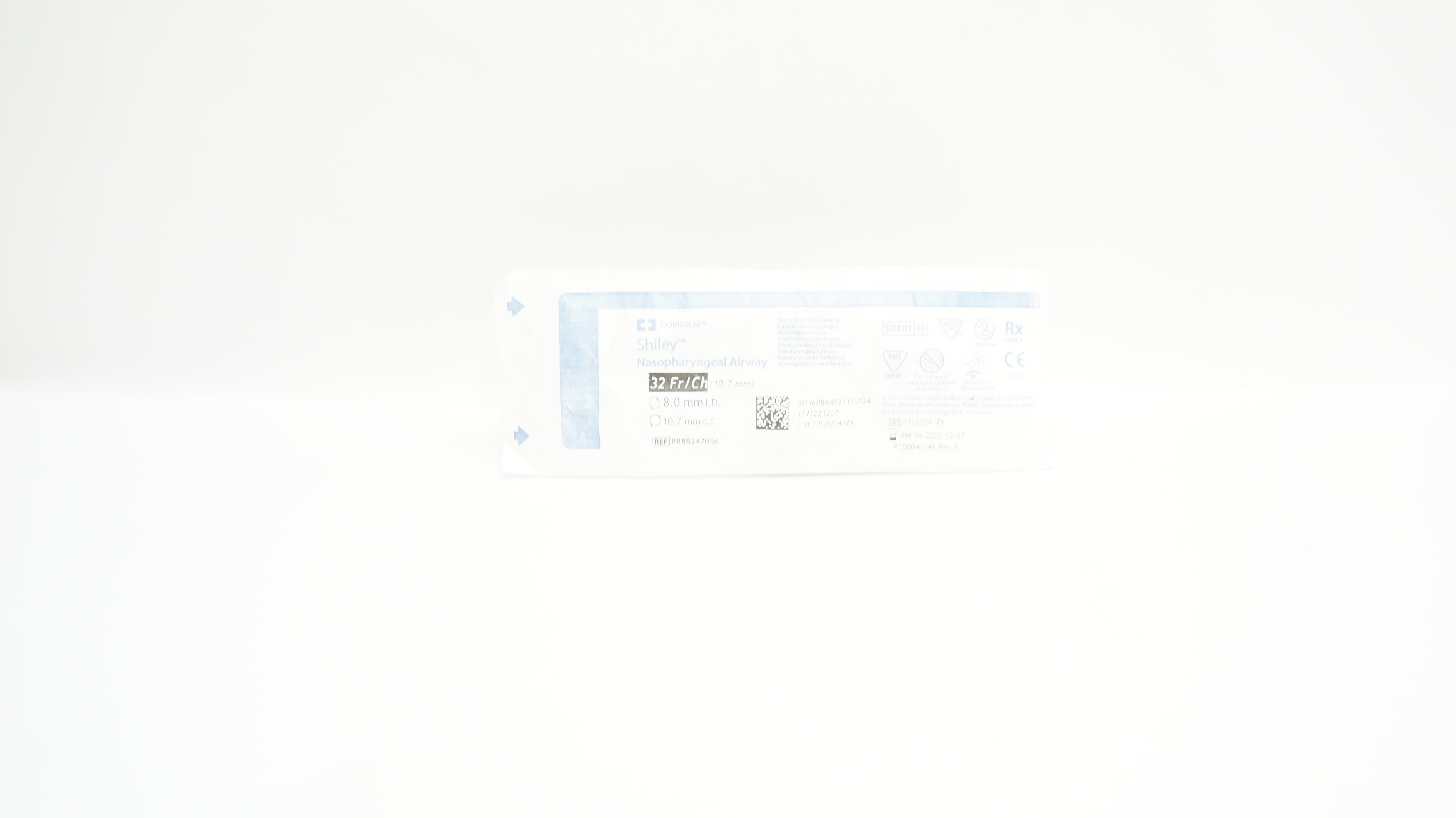 Covidien 8888247056 Mallinckrodt Nasopharyngeal Airway 32Fr 8.0ID x 10.7mm OD(x)