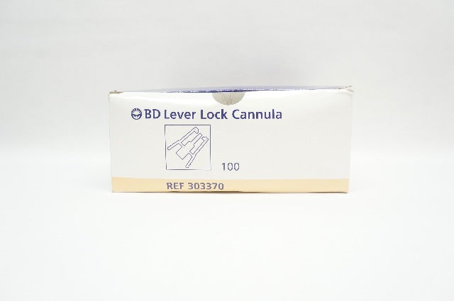 BD 303370 Lever Lock Cannula (x) ~ Box of 76