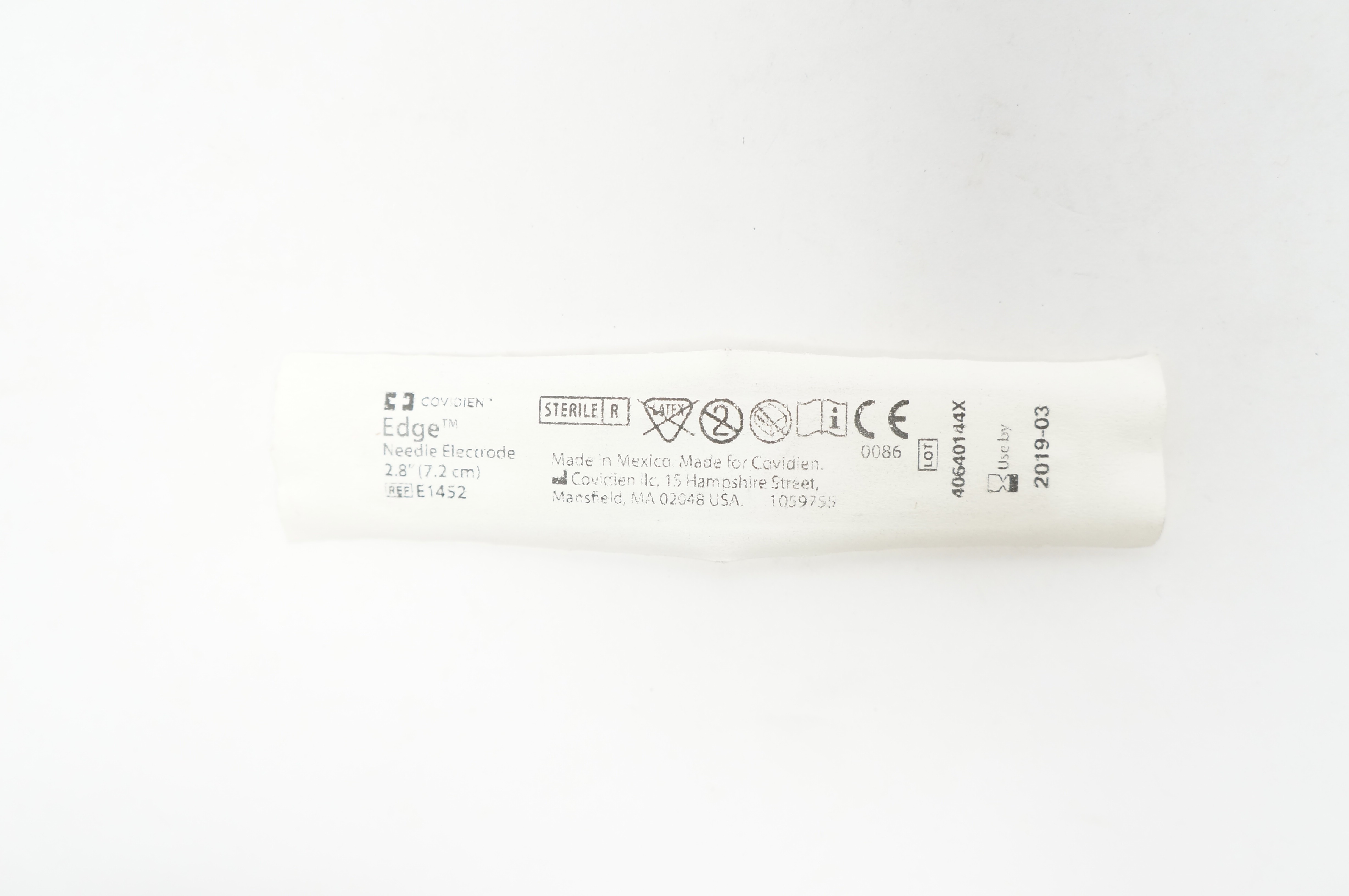 Covidien E1452 Edge Ndle Electrode 2.8inch (x)