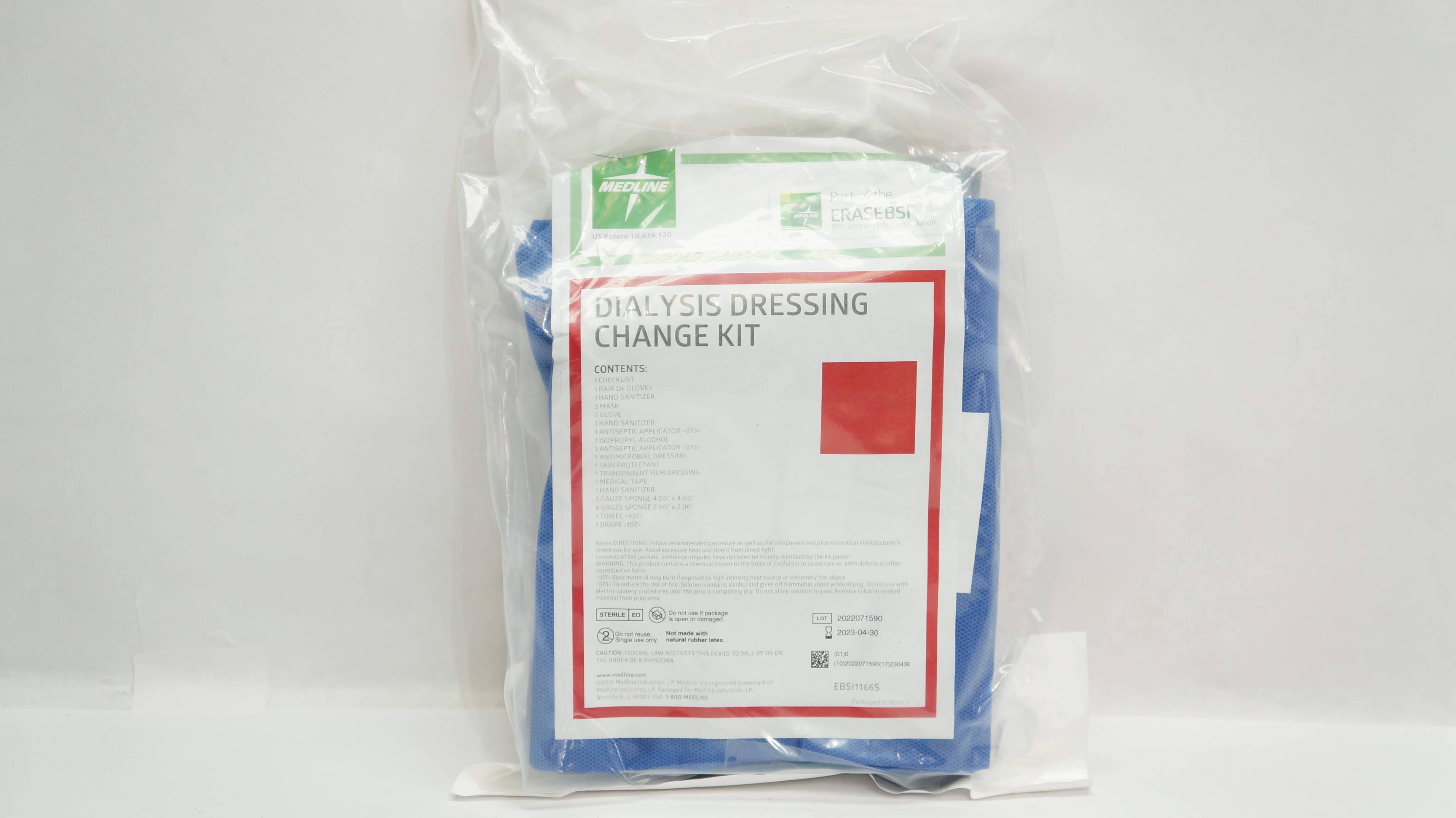 Medline EBSI1166S Dialysis Dressing Change Kit (x)