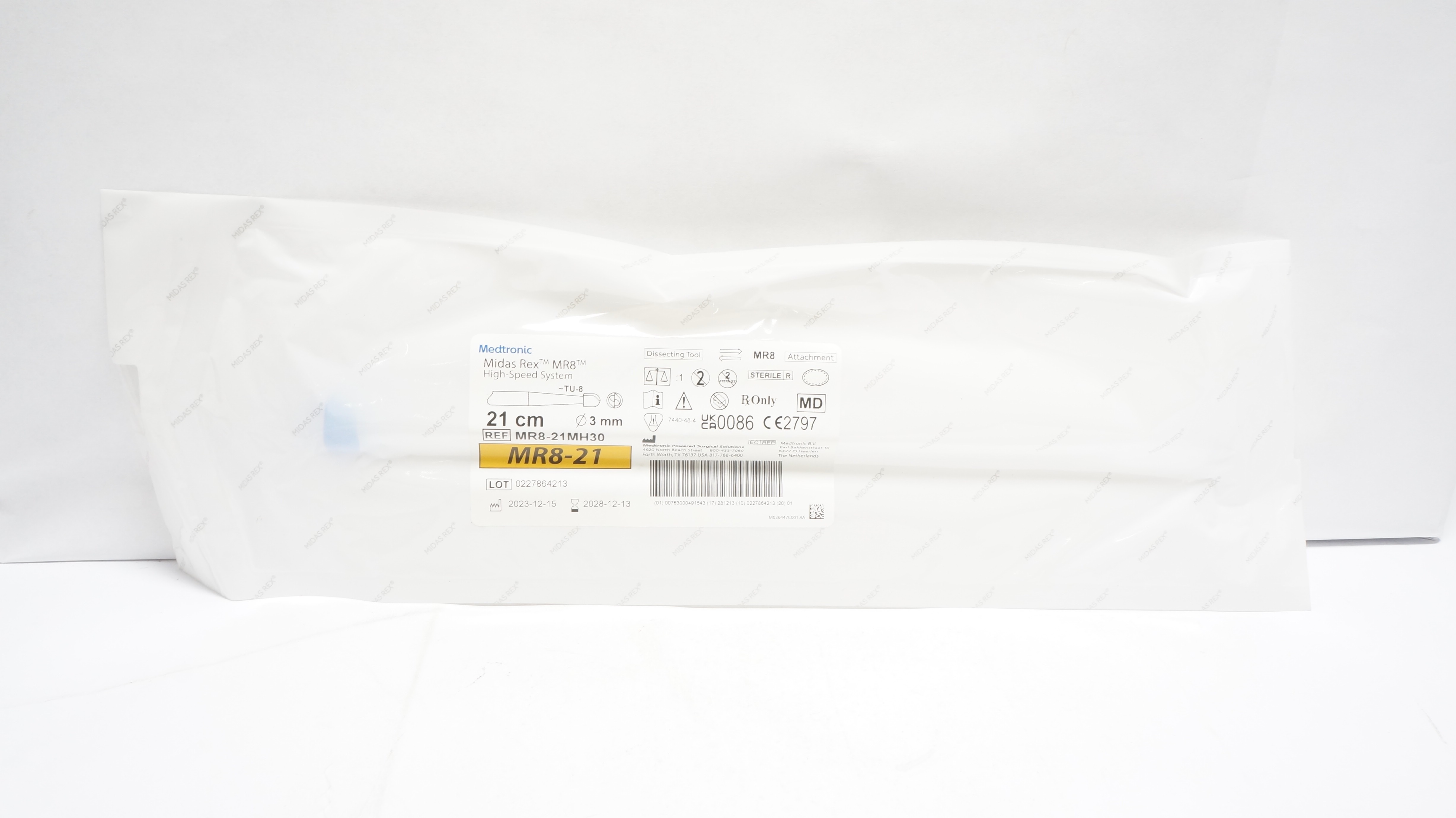 Medtronic MR8-21MH30 MidasREx MR8 High-Speed System TU-8,21cm x 3mm