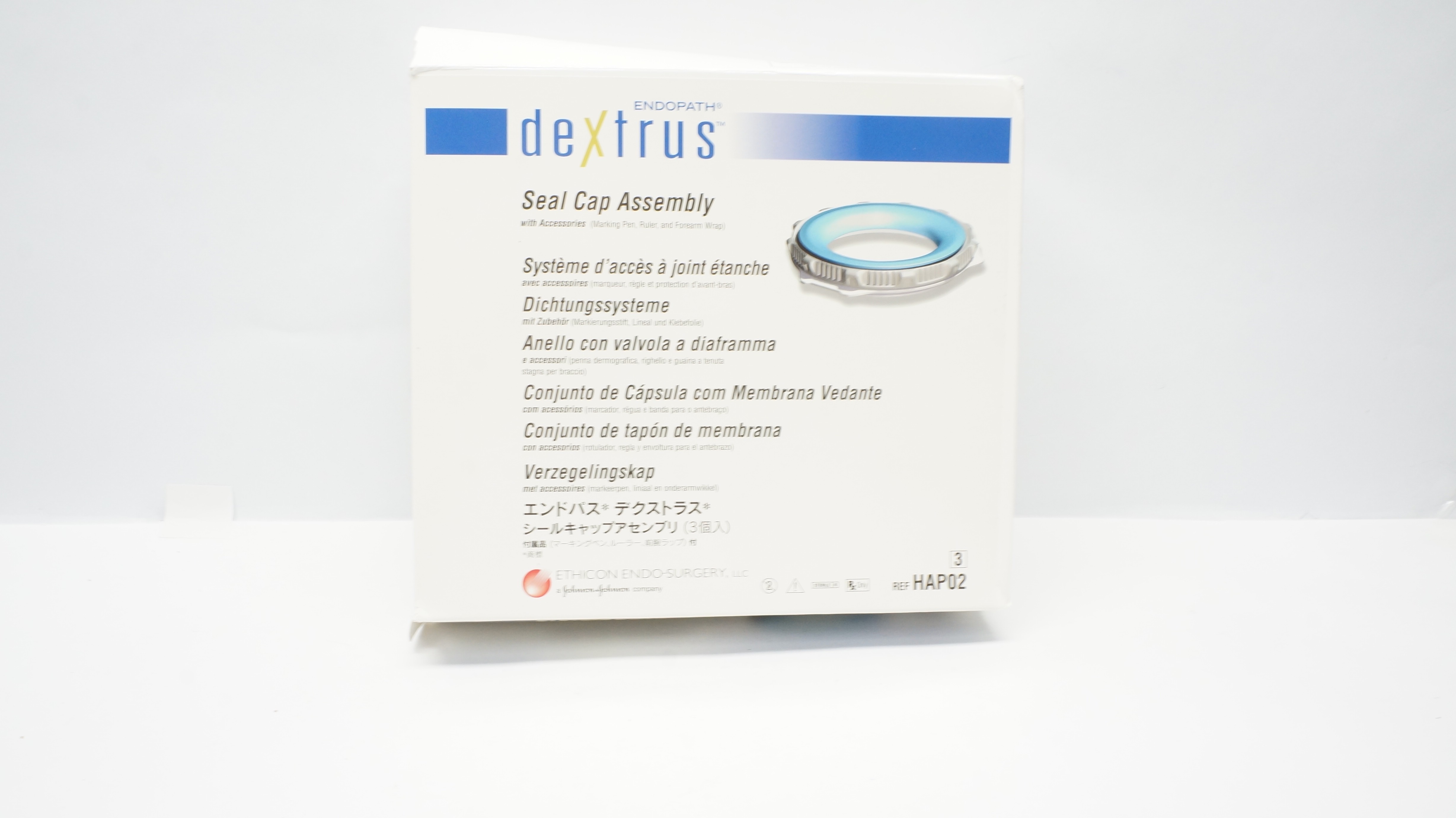 Ethicon HAP02 Dextrus Seal Cap Assembly with Accessories (x) - Box of 2