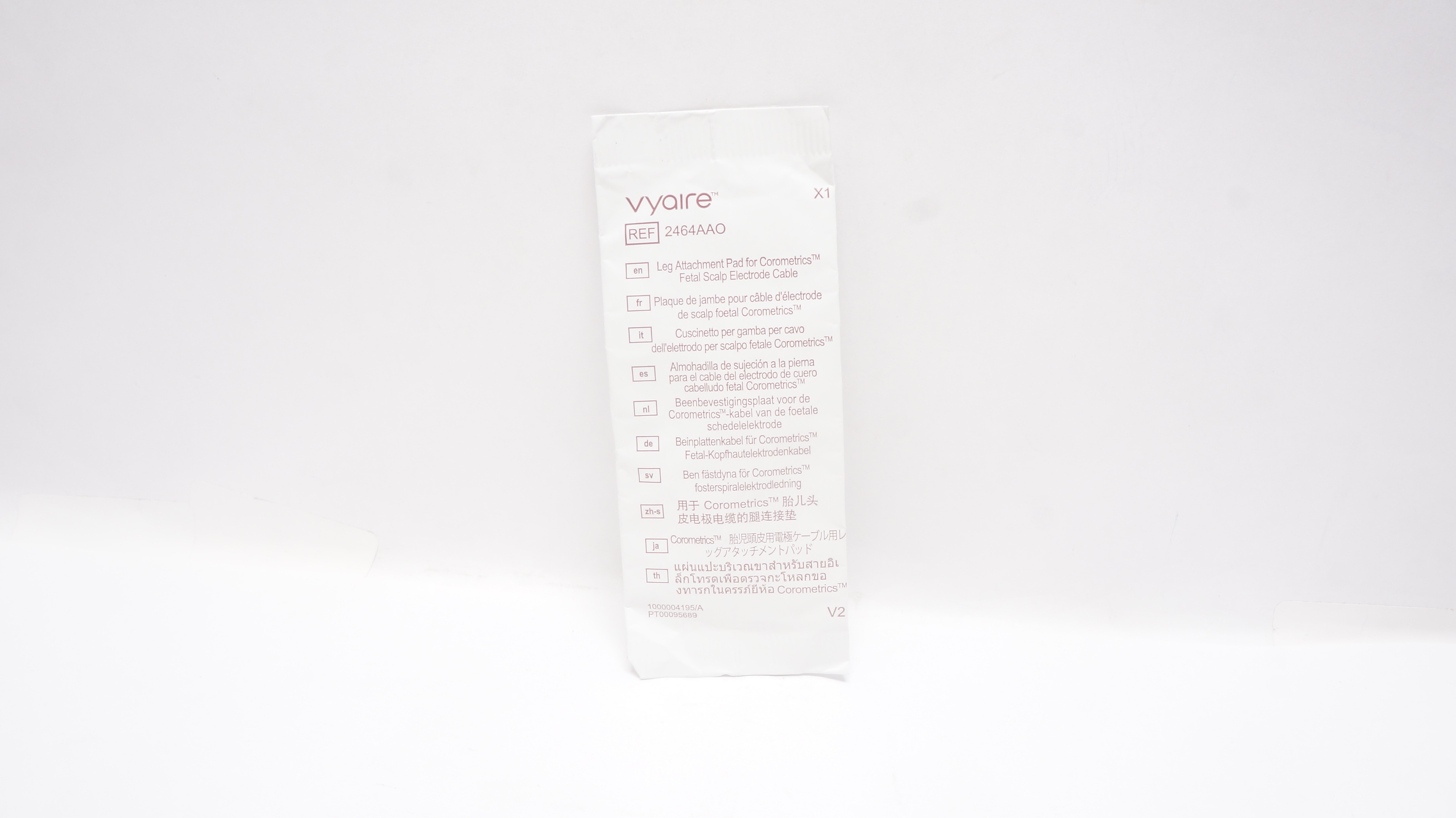 Vyaire 2464AAO Corometrics Leg Attachment Pad, Fetal Scalp Electrode Cable (x)