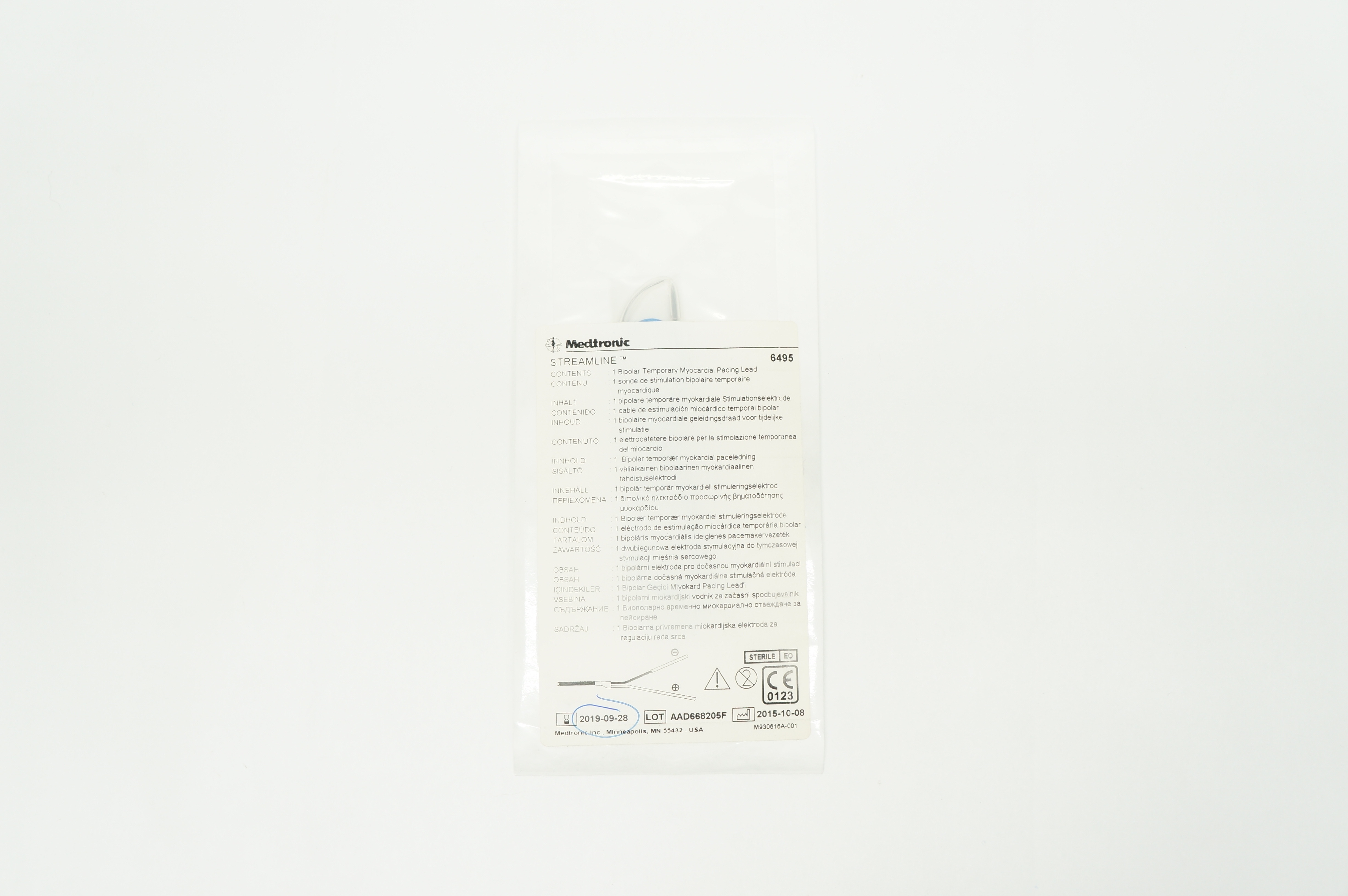 Medtronic 6495 STREAMLINE Bipolar Temporary Myocardial Pacing Lead (x)